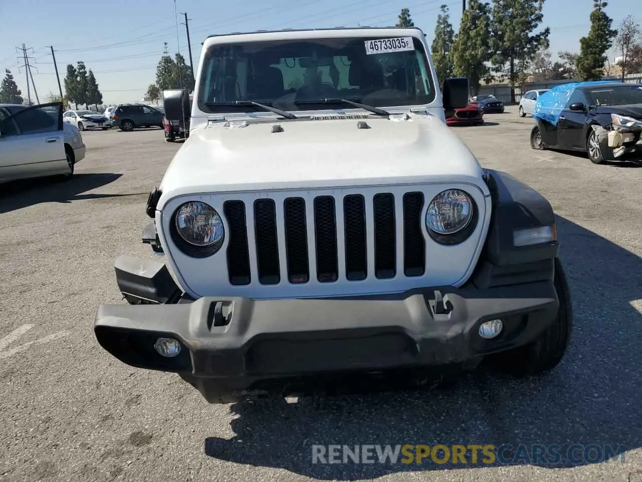 5 fotografías del automóvil dañado 1C4HJXDG3PW623930 JEEP WRANGLER 2023