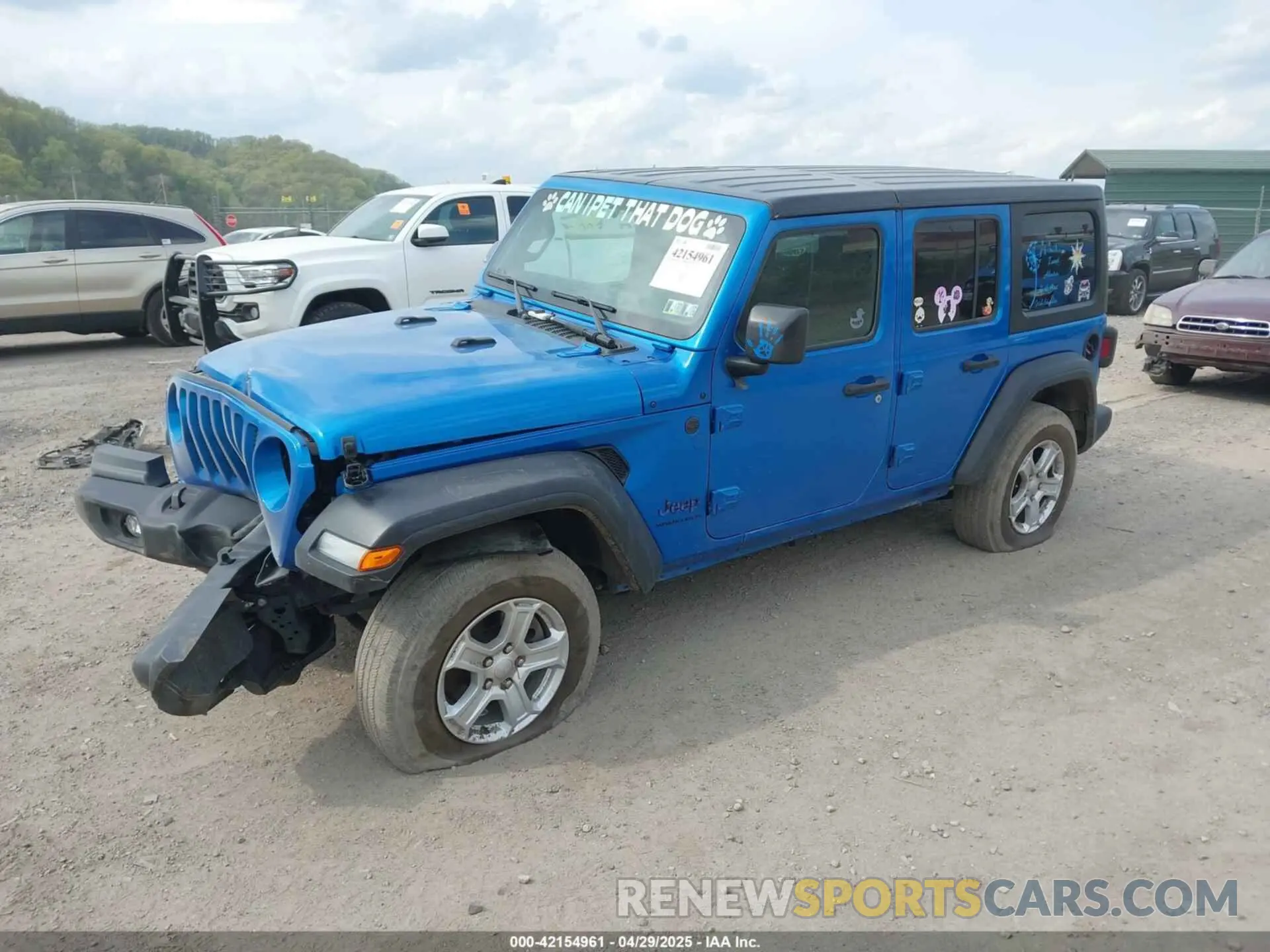 2 fotografías del automóvil dañado 1C4HJXDG5PW530309 JEEP WRANGLER 2023