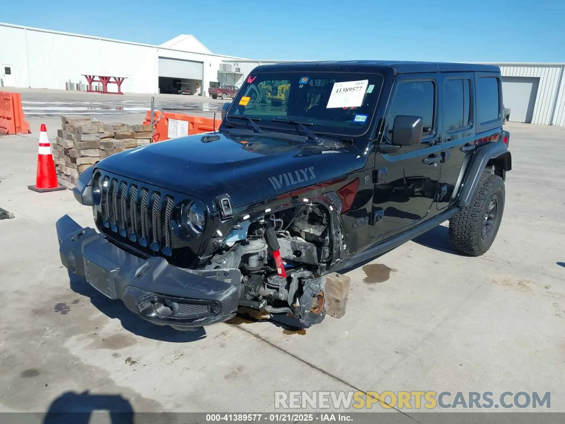 2 fotografías del automóvil dañado 1C4HJXDG5PW530892 JEEP WRANGLER 2023