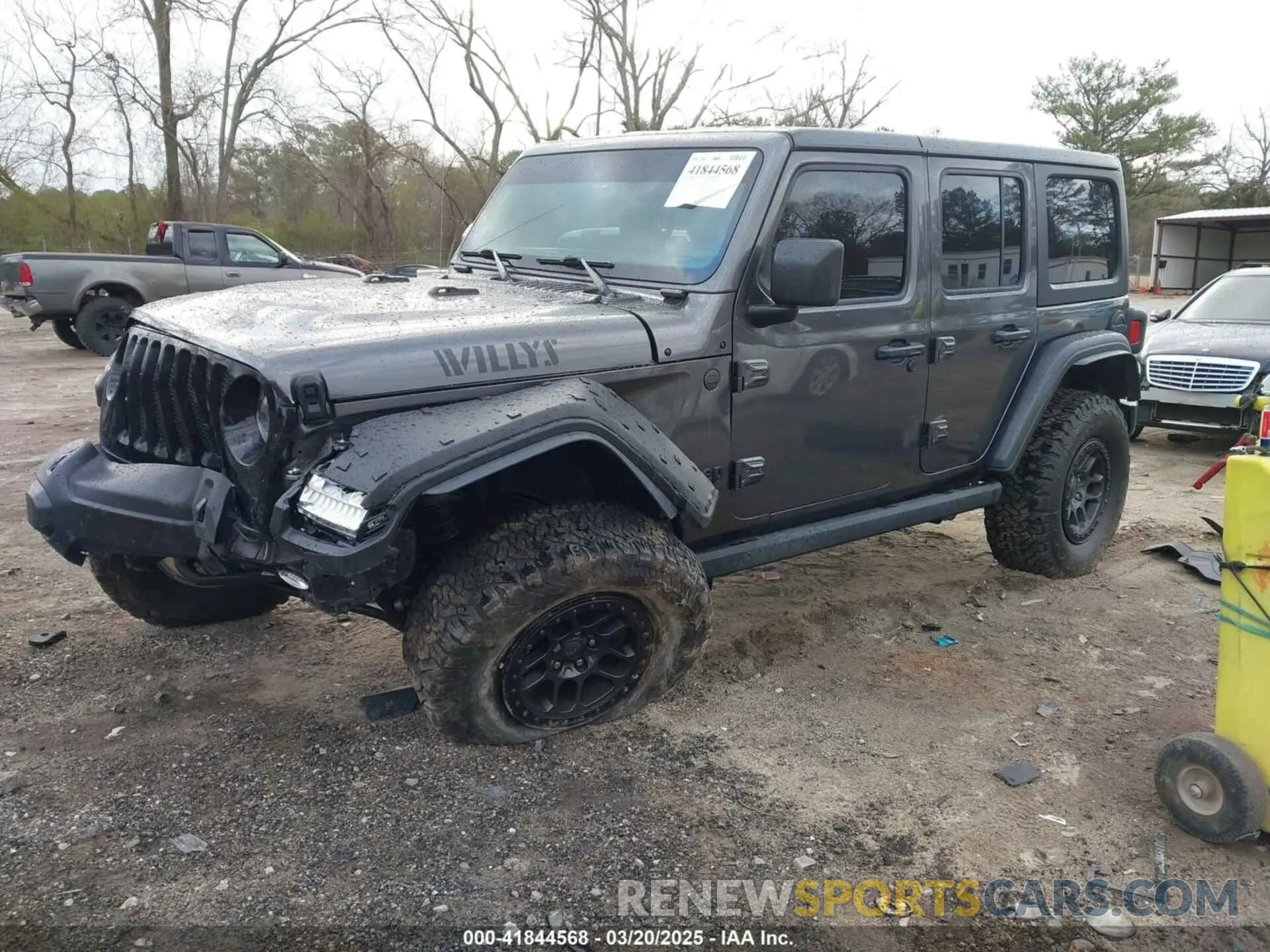 2 fotografías del automóvil dañado 1C4HJXDG7PW501555 JEEP WRANGLER 2023