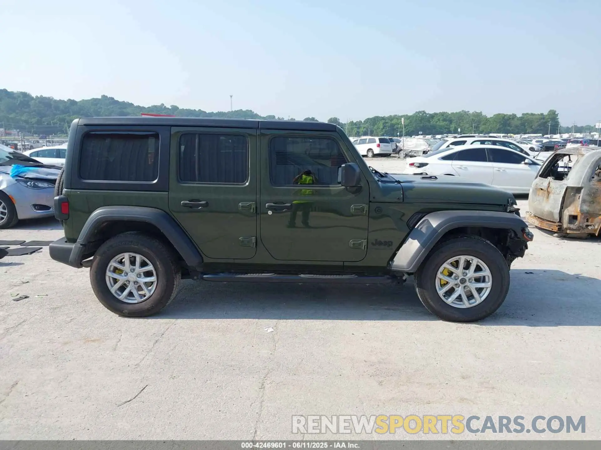 14 fotografías del automóvil dañado 1C4HJXDG7PW646627 JEEP WRANGLER 2023