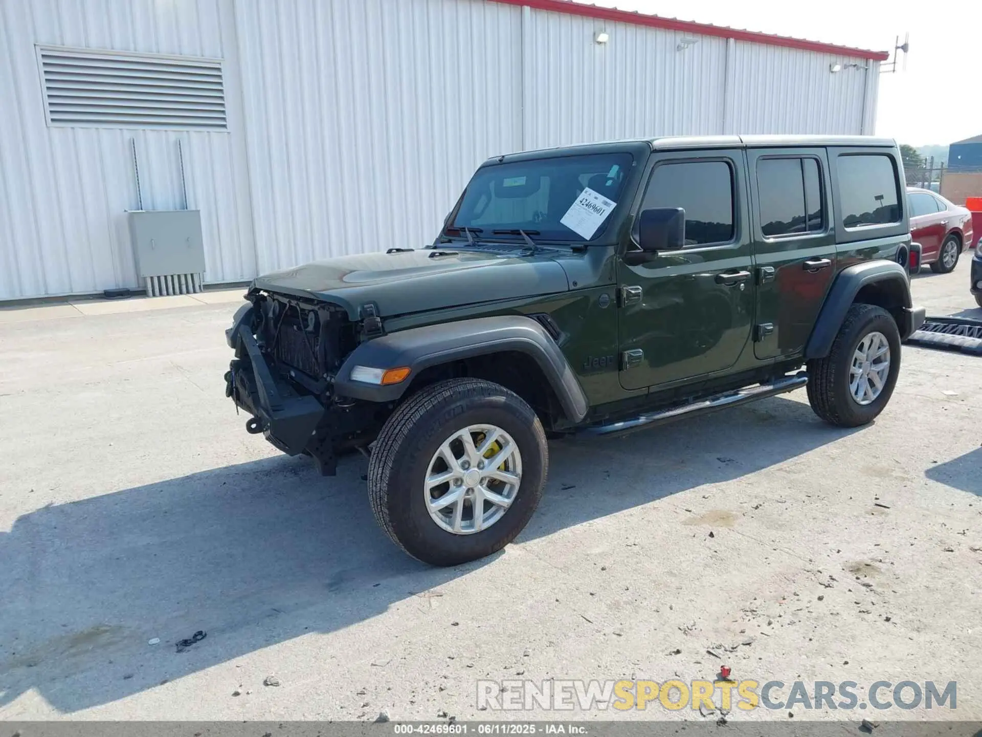 2 fotografías del automóvil dañado 1C4HJXDG7PW646627 JEEP WRANGLER 2023