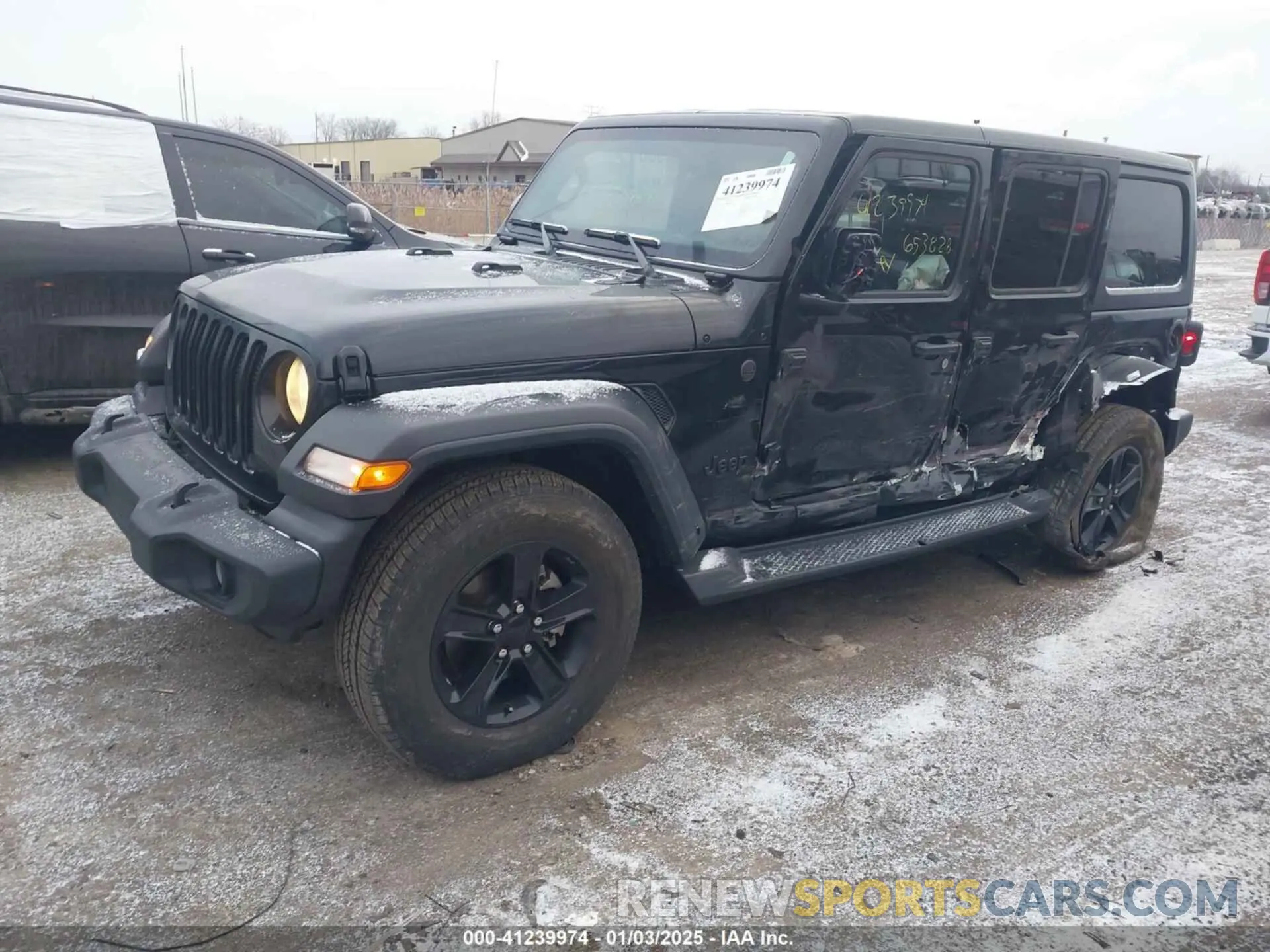 2 fotografías del automóvil dañado 1C4HJXDG8PW653828 JEEP WRANGLER 2023