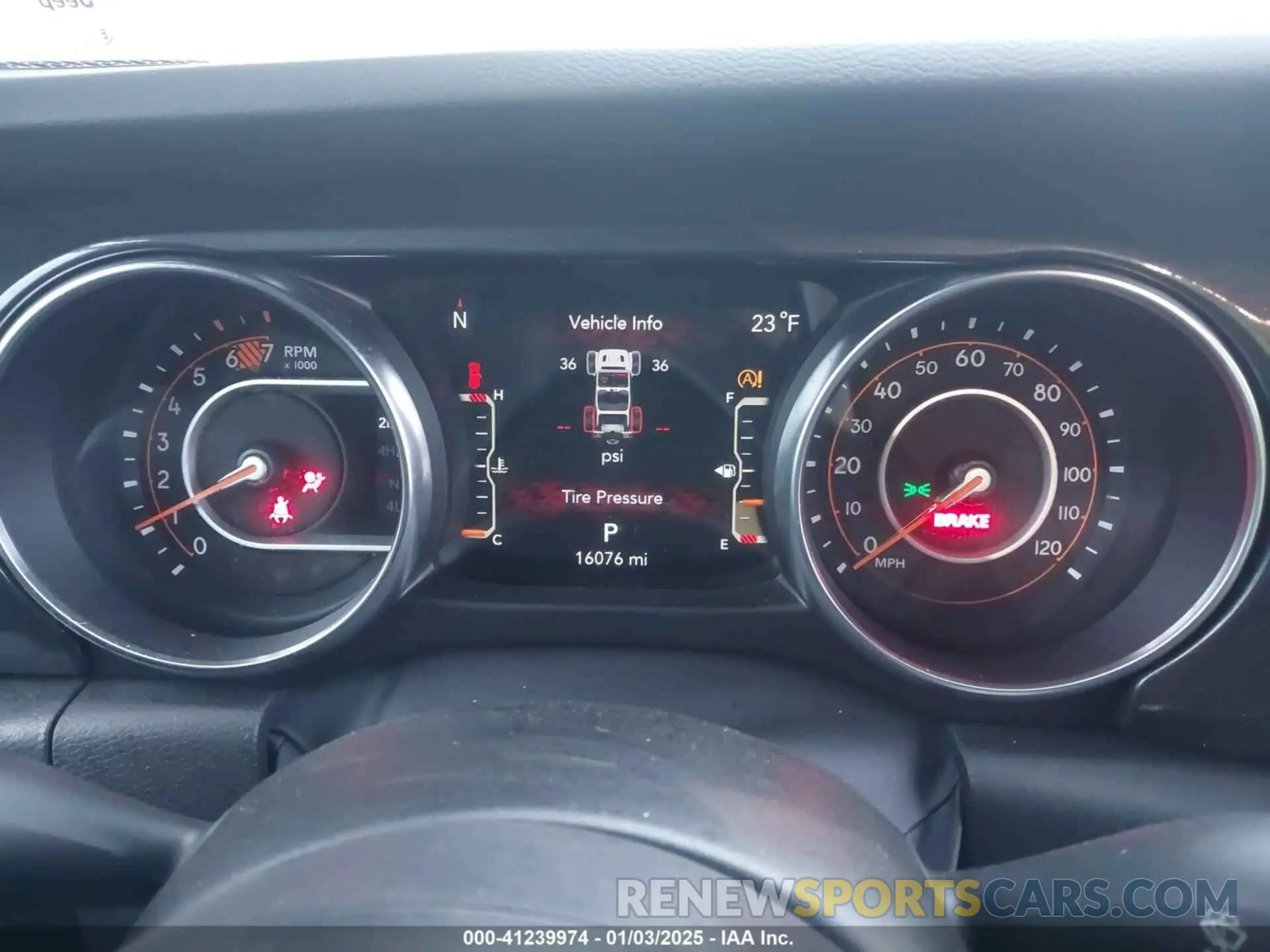 7 fotografías del automóvil dañado 1C4HJXDG8PW653828 JEEP WRANGLER 2023