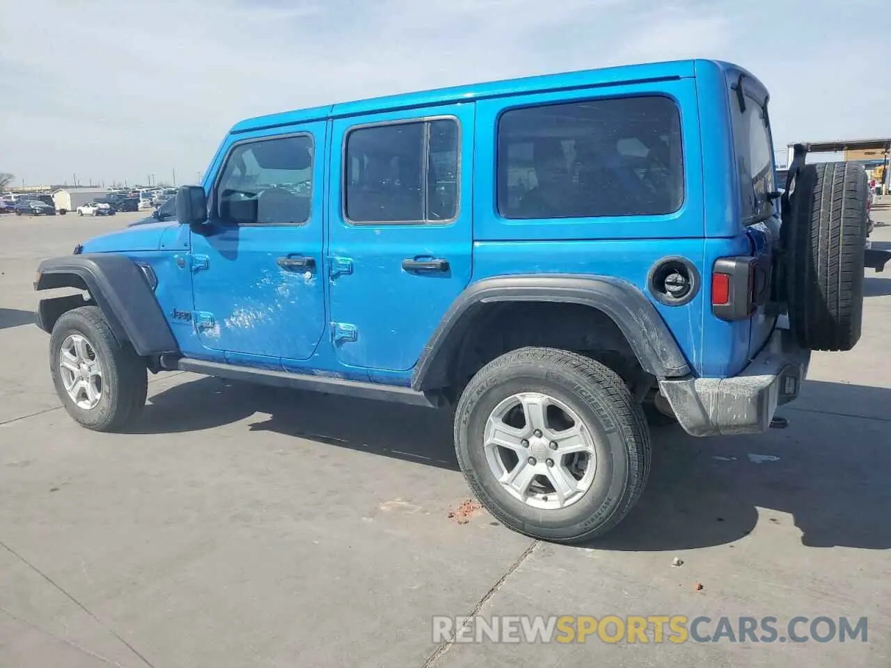 2 fotografías del automóvil dañado 1C4HJXDG8PW666031 JEEP WRANGLER 2023
