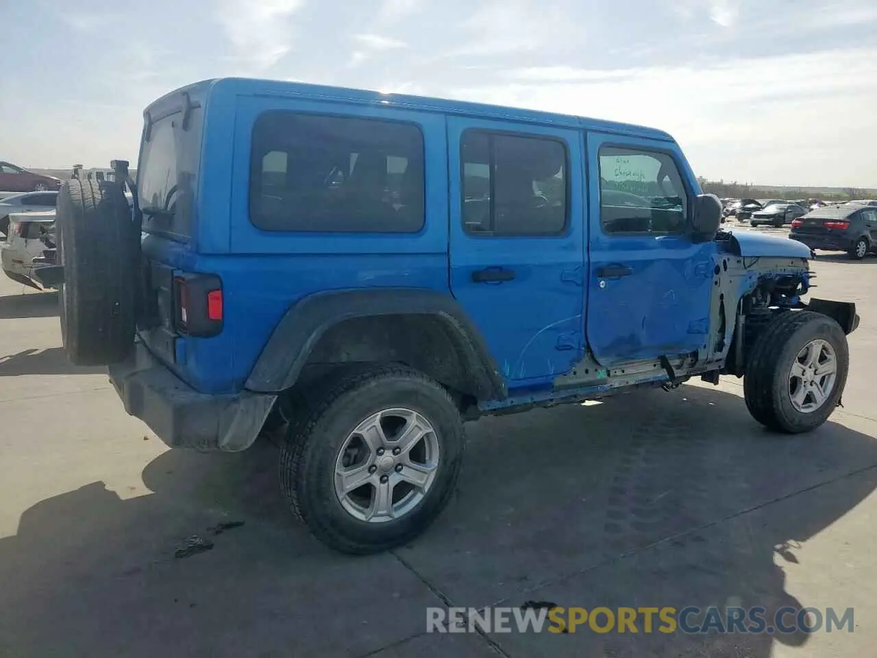 3 fotografías del automóvil dañado 1C4HJXDG8PW666031 JEEP WRANGLER 2023