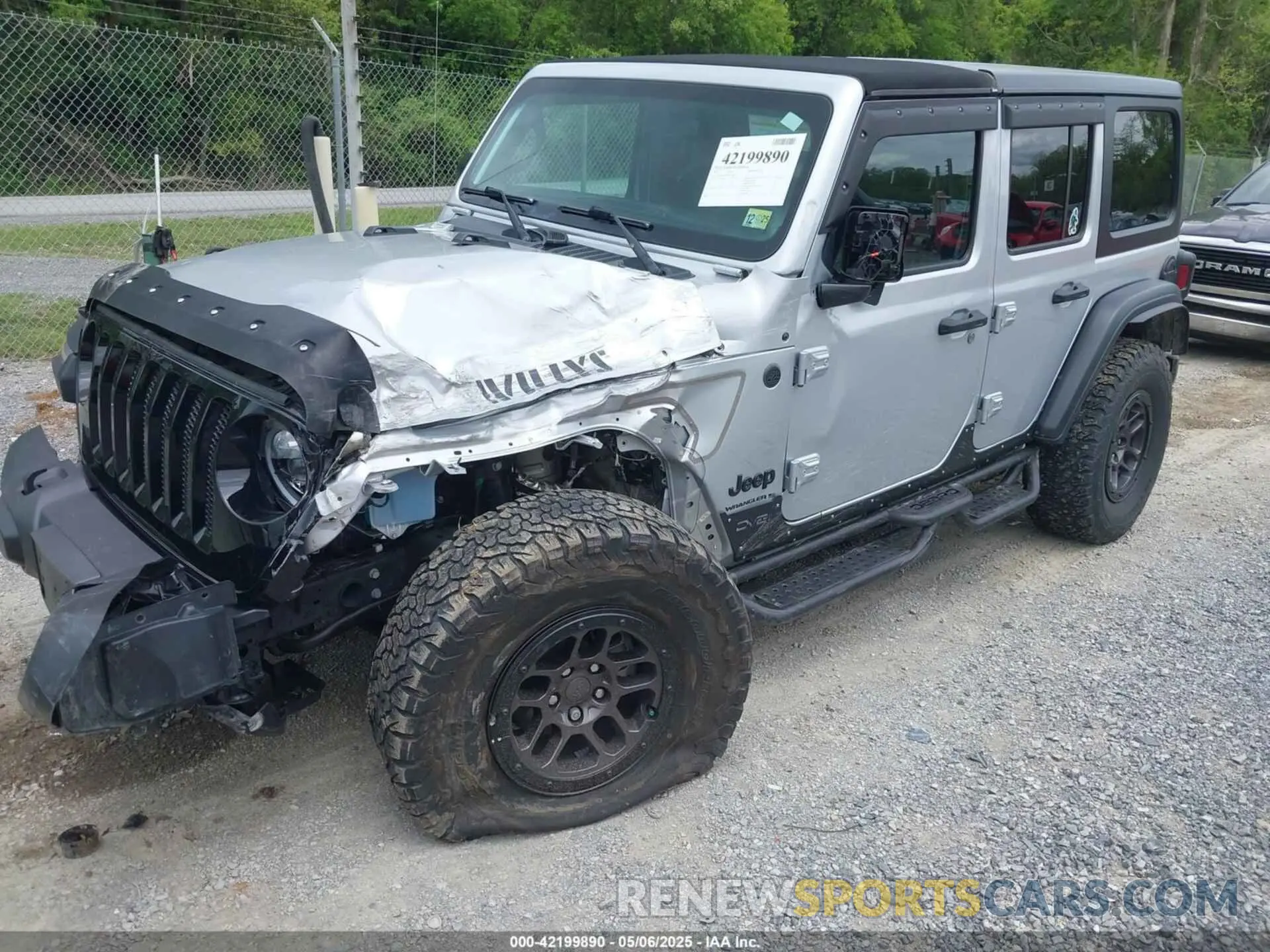 2 fotografías del automóvil dañado 1C4HJXDN0PW511682 JEEP WRANGLER 2023