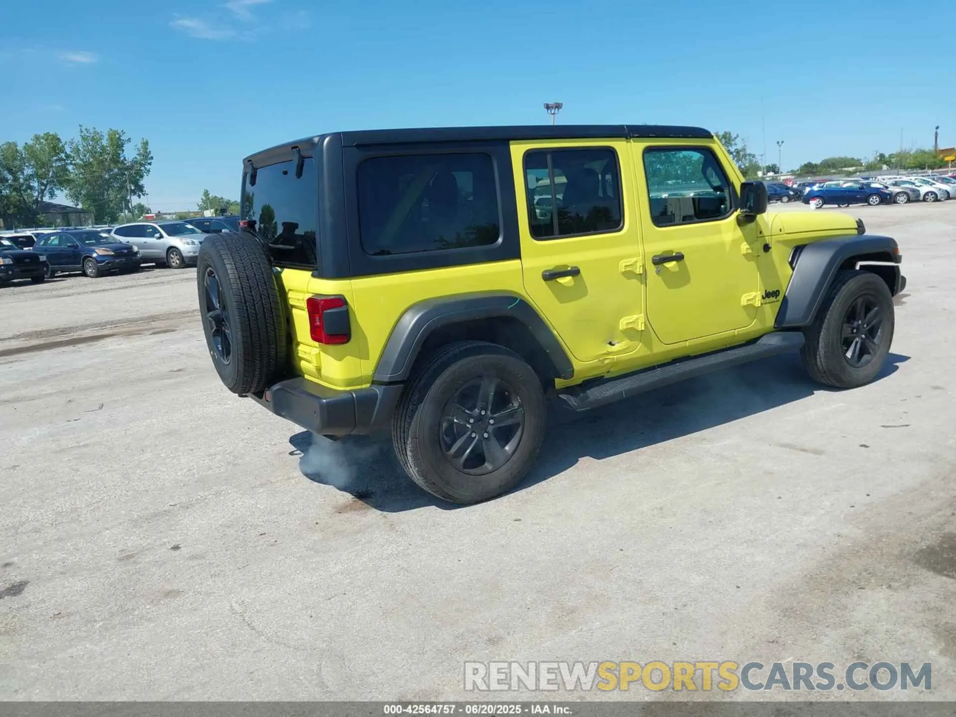 4 fotografías del automóvil dañado 1C4HJXDN1PW543105 JEEP WRANGLER 2023