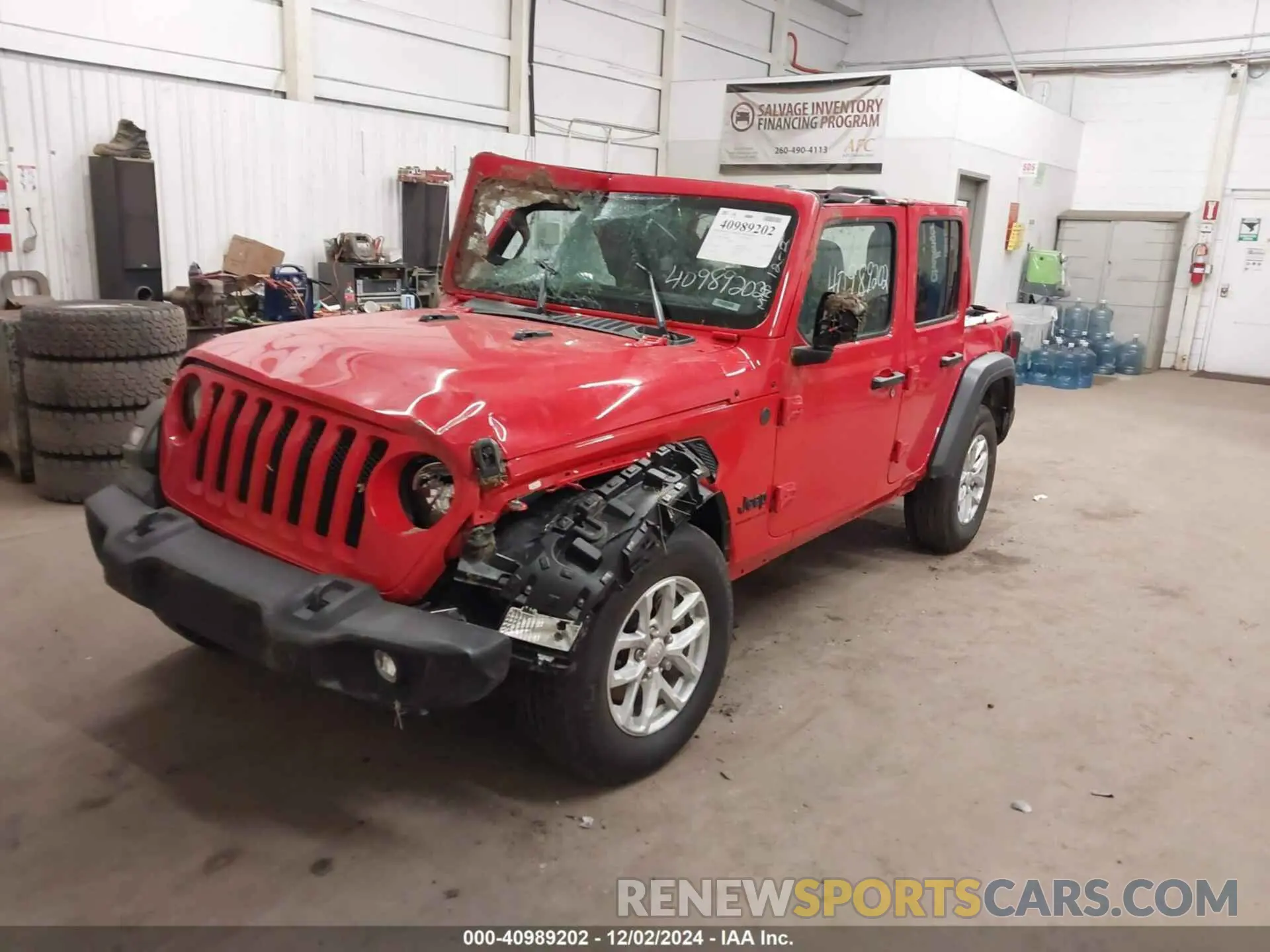 2 fotografías del automóvil dañado 1C4HJXDN1PW630003 JEEP WRANGLER 2023
