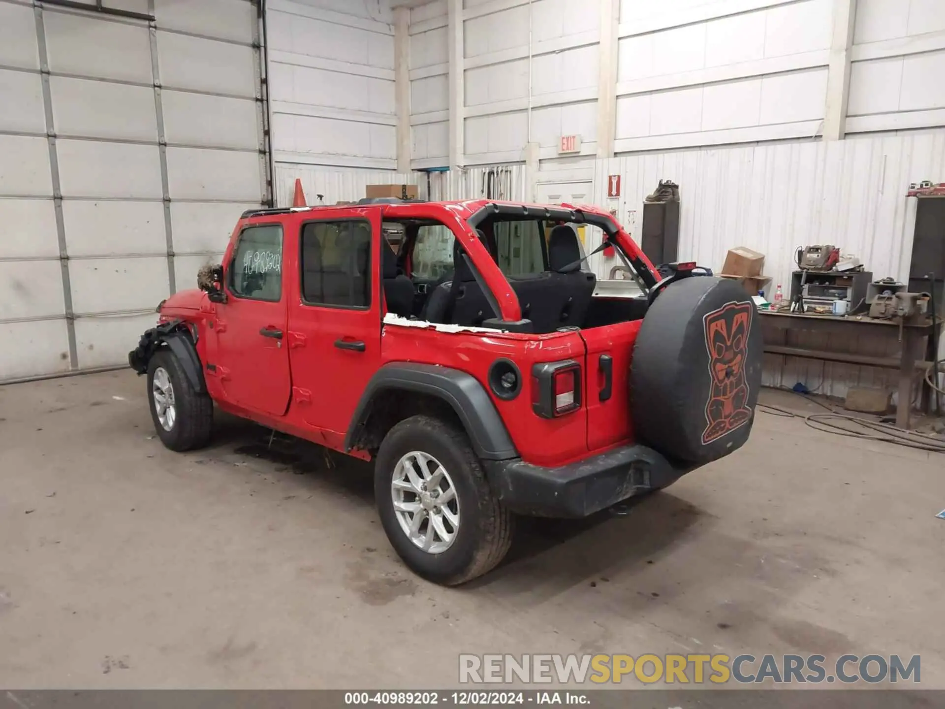 3 fotografías del automóvil dañado 1C4HJXDN1PW630003 JEEP WRANGLER 2023