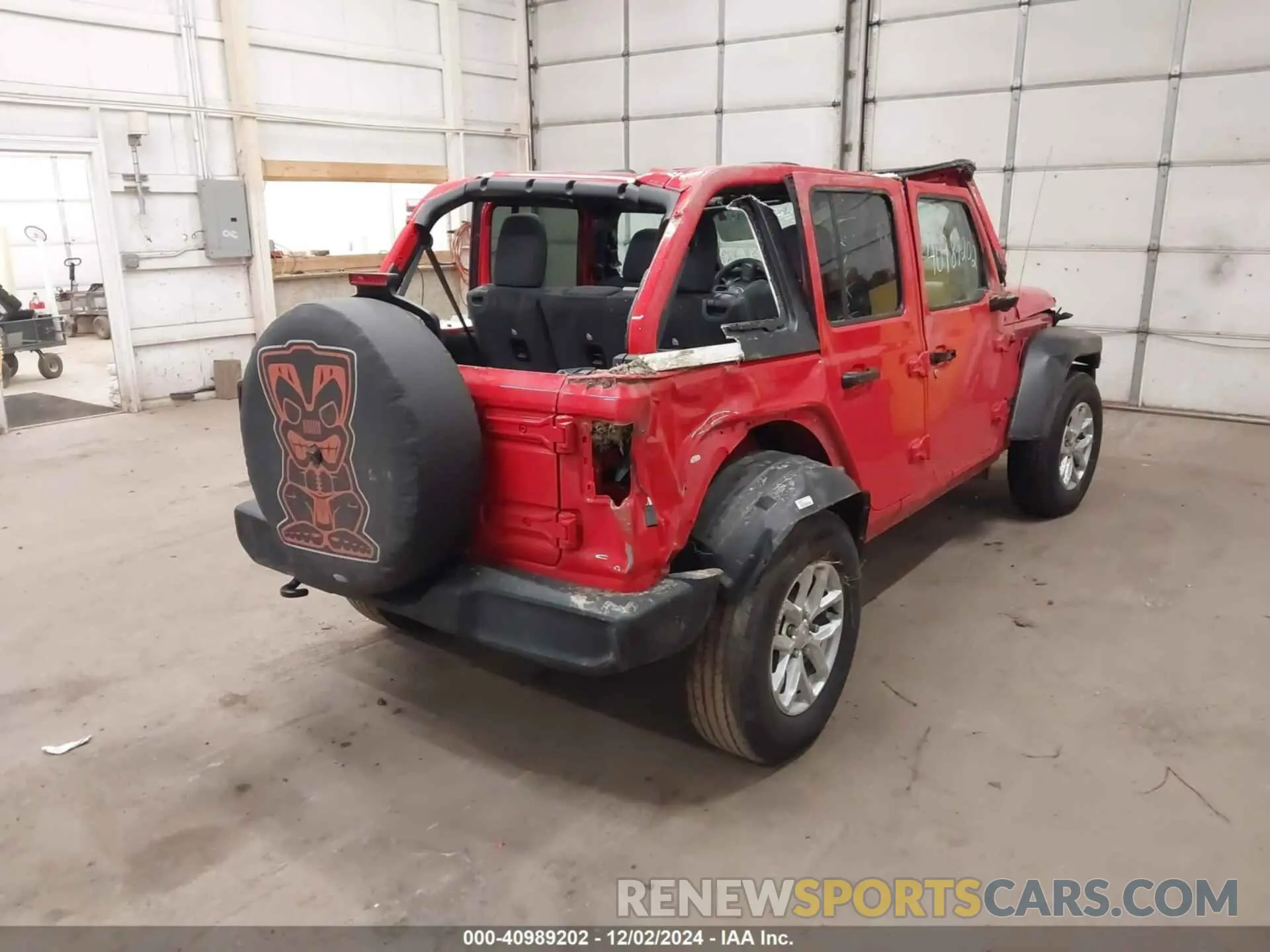 4 fotografías del automóvil dañado 1C4HJXDN1PW630003 JEEP WRANGLER 2023