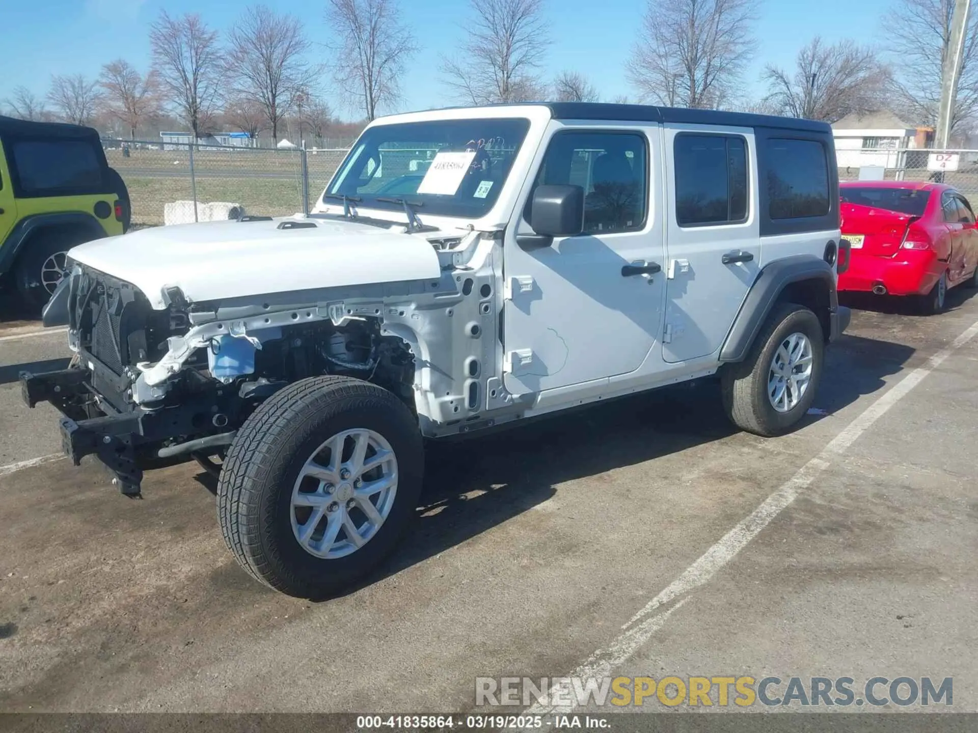 2 fotografías del automóvil dañado 1C4HJXDN4PW702277 JEEP WRANGLER 2023