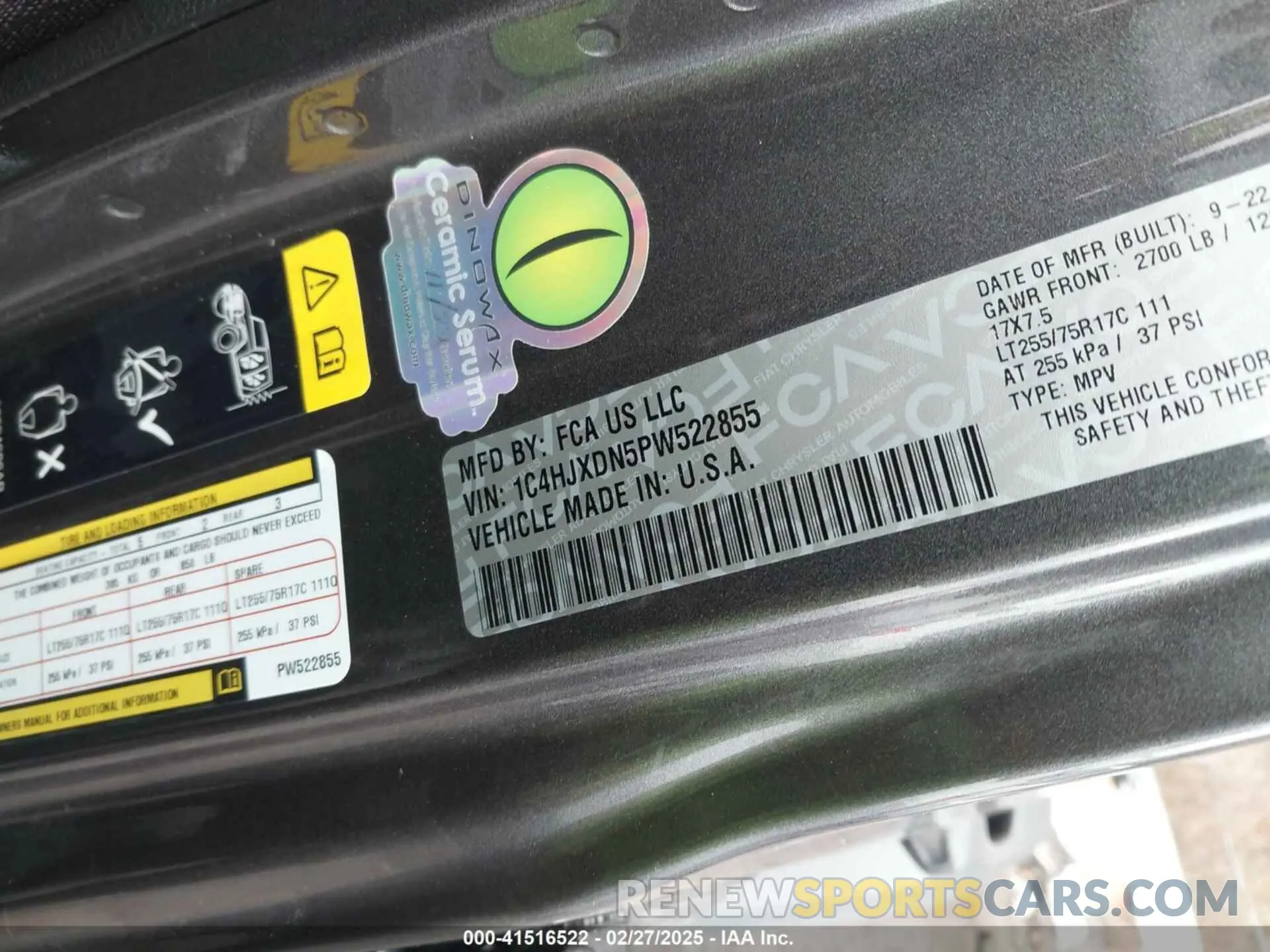 9 fotografías del automóvil dañado 1C4HJXDN5PW522855 JEEP WRANGLER 2023