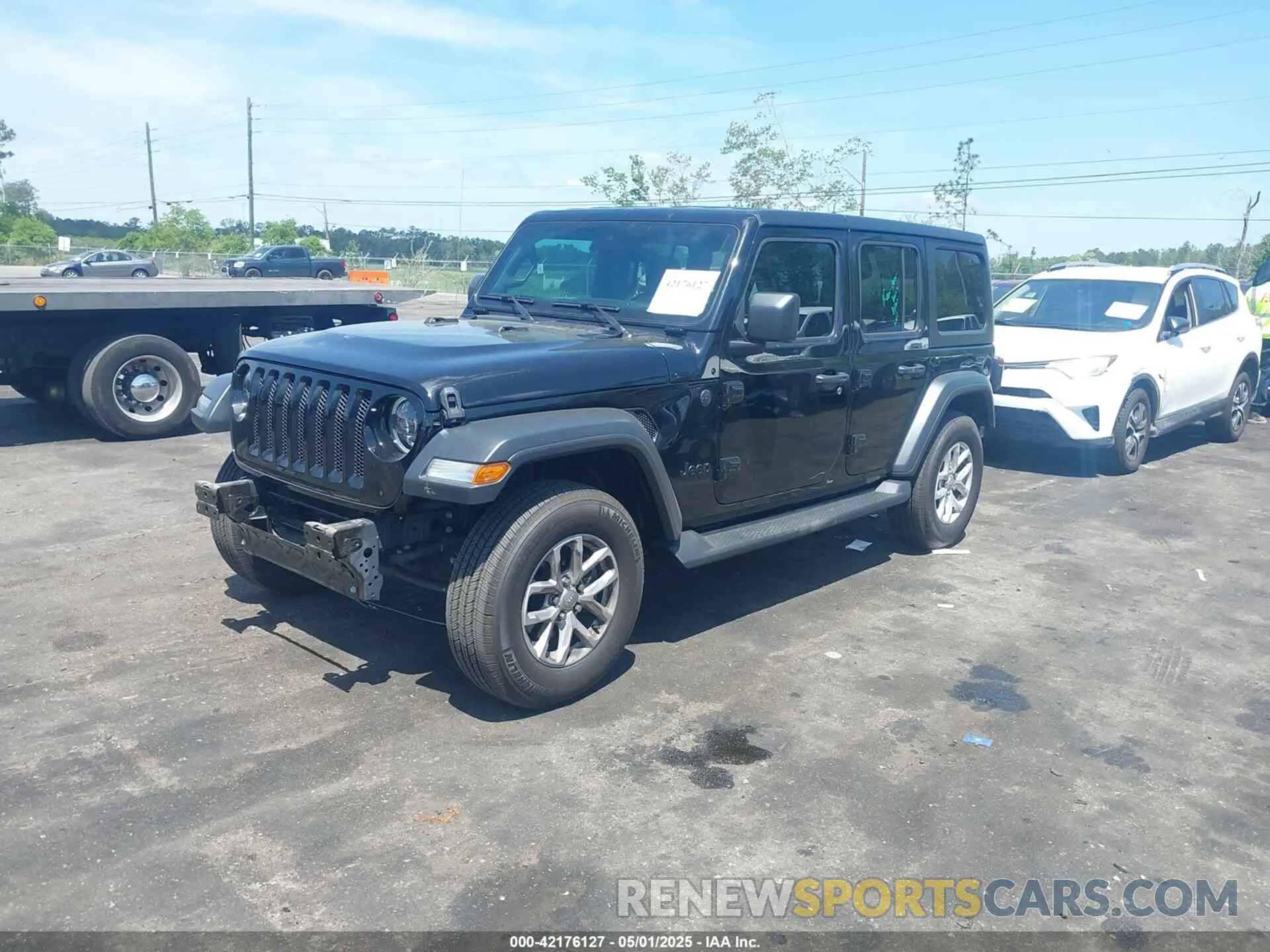 2 fotografías del automóvil dañado 1C4HJXDN5PW671167 JEEP WRANGLER 2023