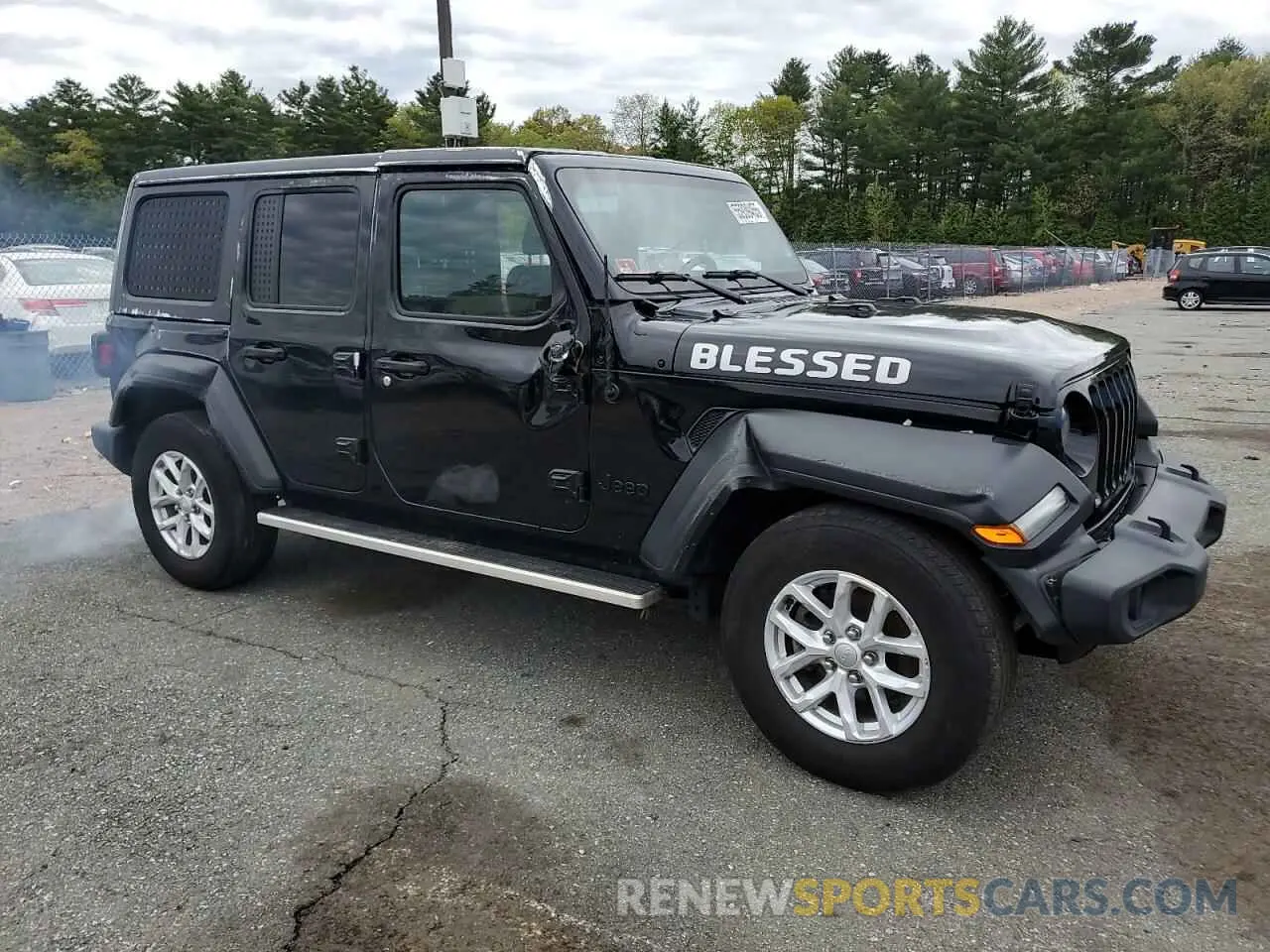 4 fotografías del automóvil dañado 1C4HJXDN6PW618252 JEEP WRANGLER 2023