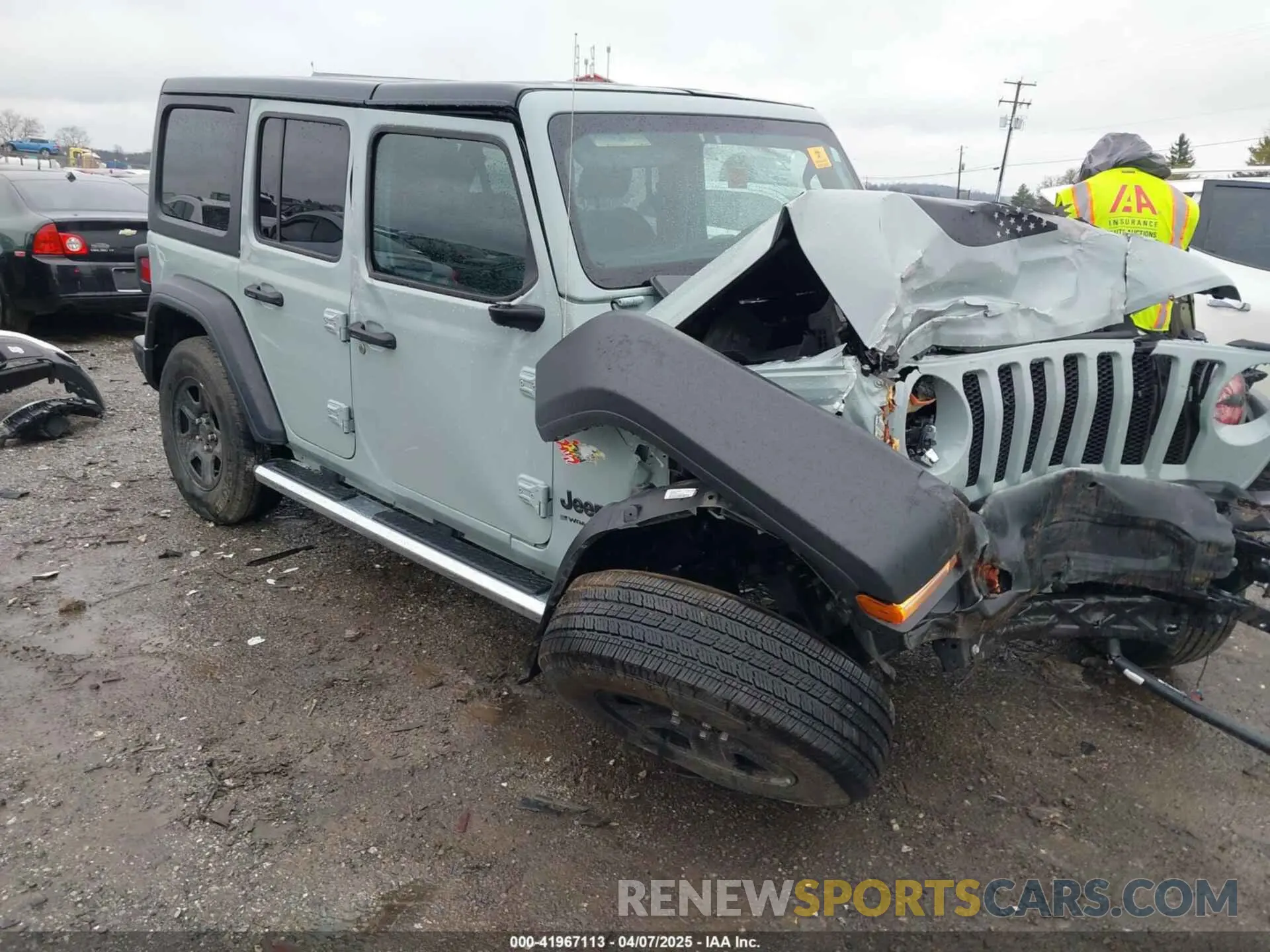 1 fotografías del automóvil dañado 1C4HJXDN7PW546218 JEEP WRANGLER 2023