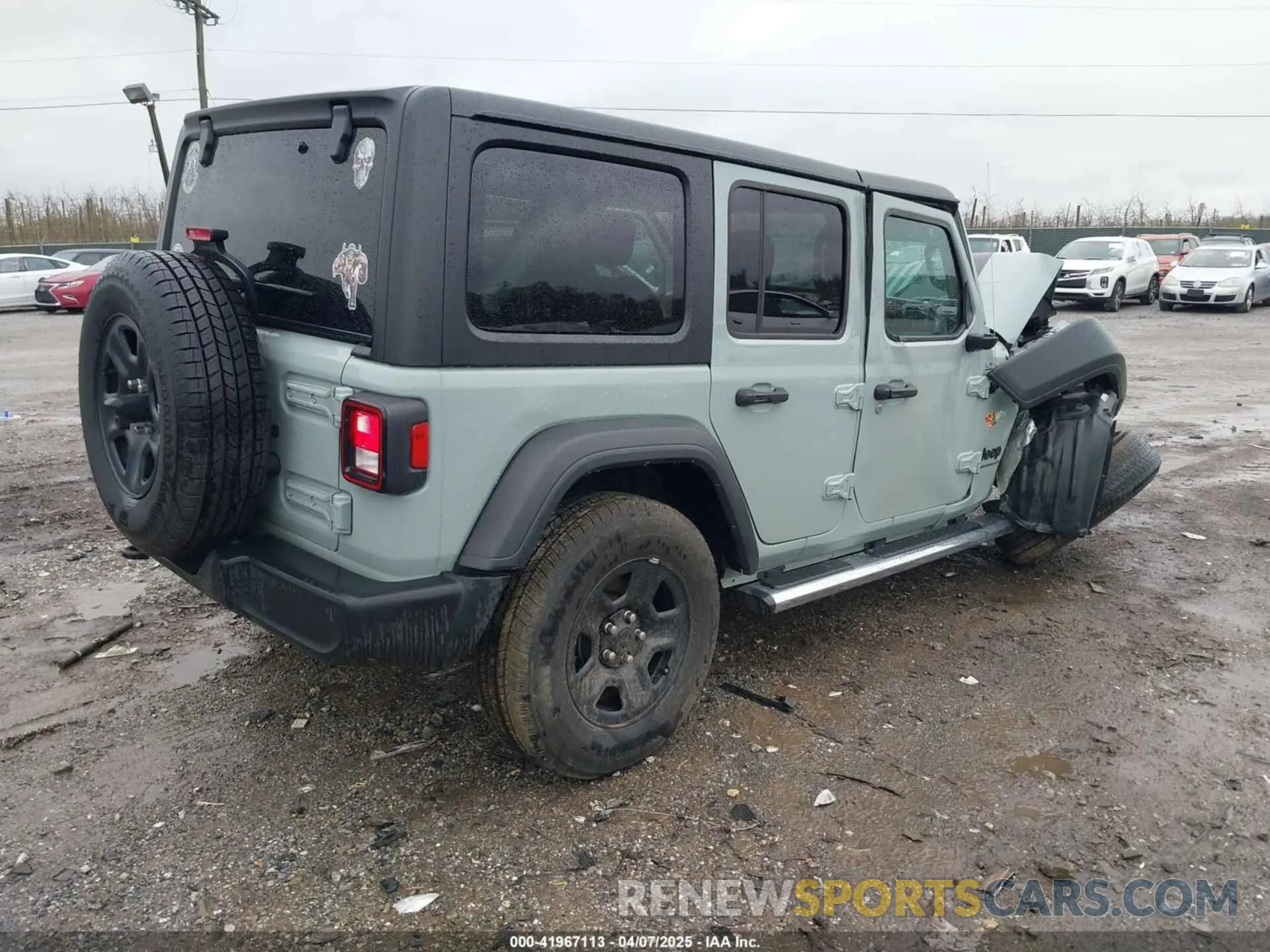 4 fotografías del automóvil dañado 1C4HJXDN7PW546218 JEEP WRANGLER 2023