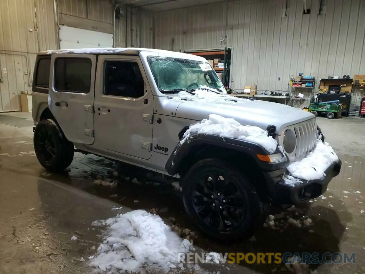 4 fotografías del automóvil dañado 1C4HJXDN8PW639488 JEEP WRANGLER 2023