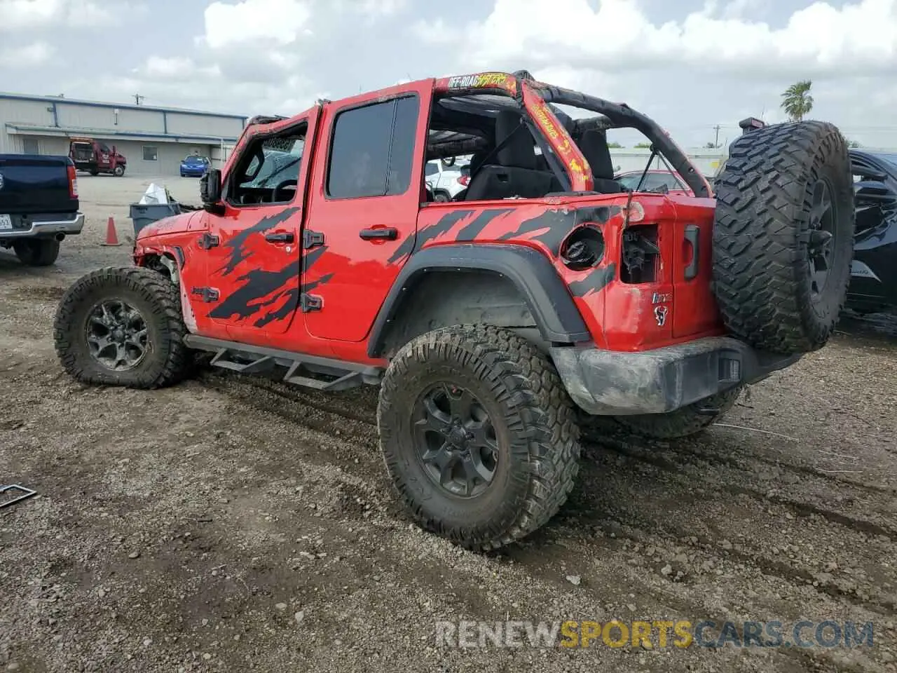 2 fotografías del automóvil dañado 1C4HJXDN9PW509722 JEEP WRANGLER 2023