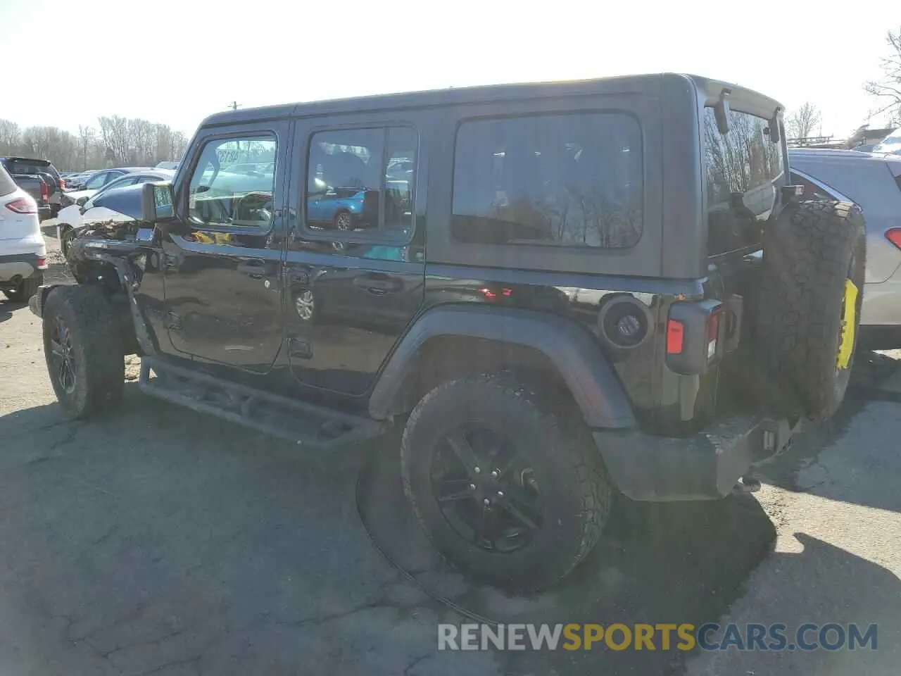 2 fotografías del automóvil dañado 1C4HJXDNXPW639055 JEEP WRANGLER 2023