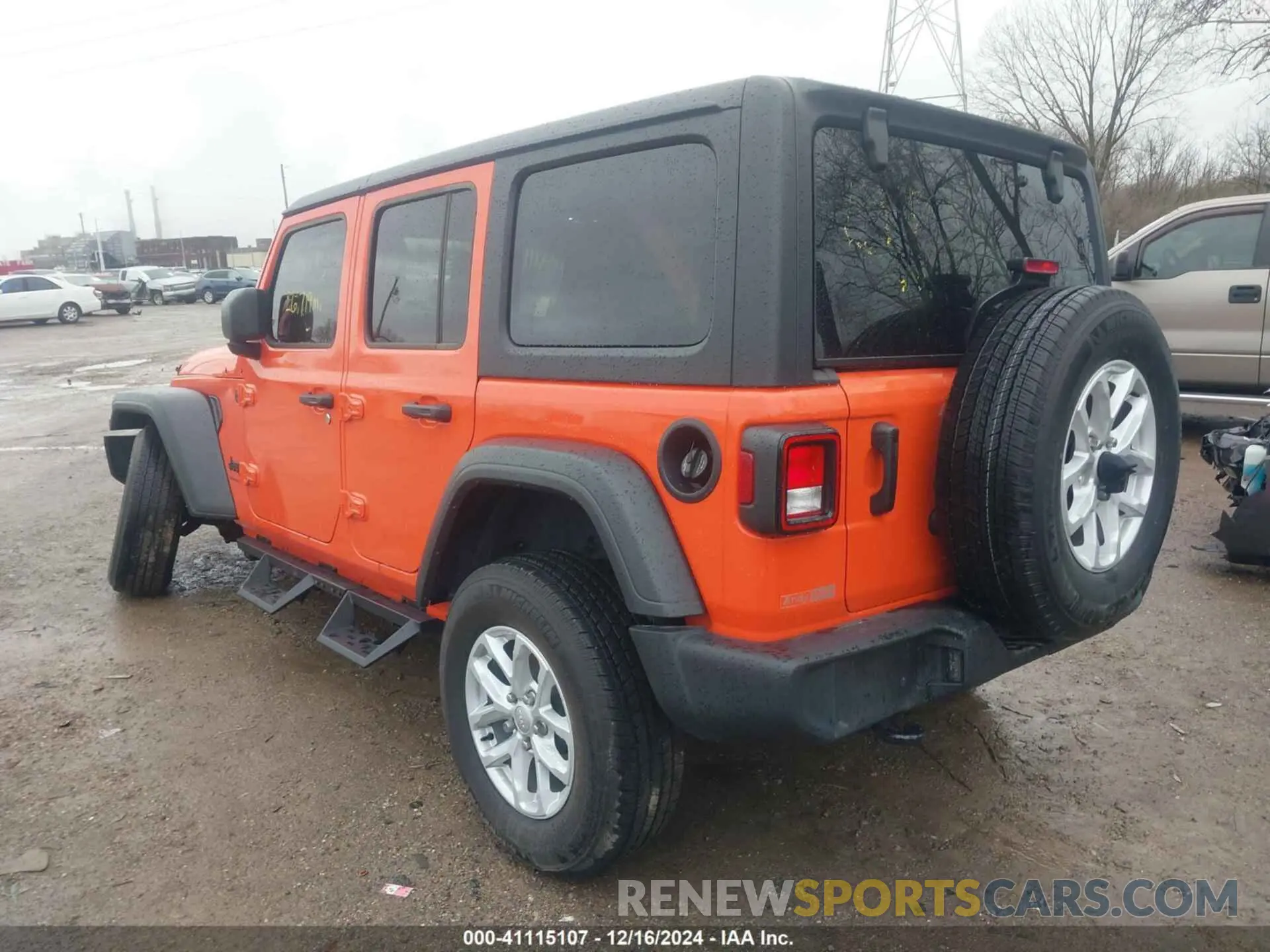 3 fotografías del automóvil dañado 1C4HJXDNXPW678356 JEEP WRANGLER 2023