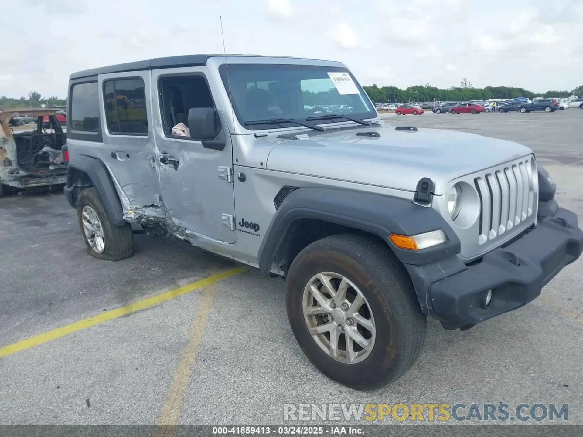 1 fotografías del automóvil dañado 1C4HJXDNXPW702199 JEEP WRANGLER 2023