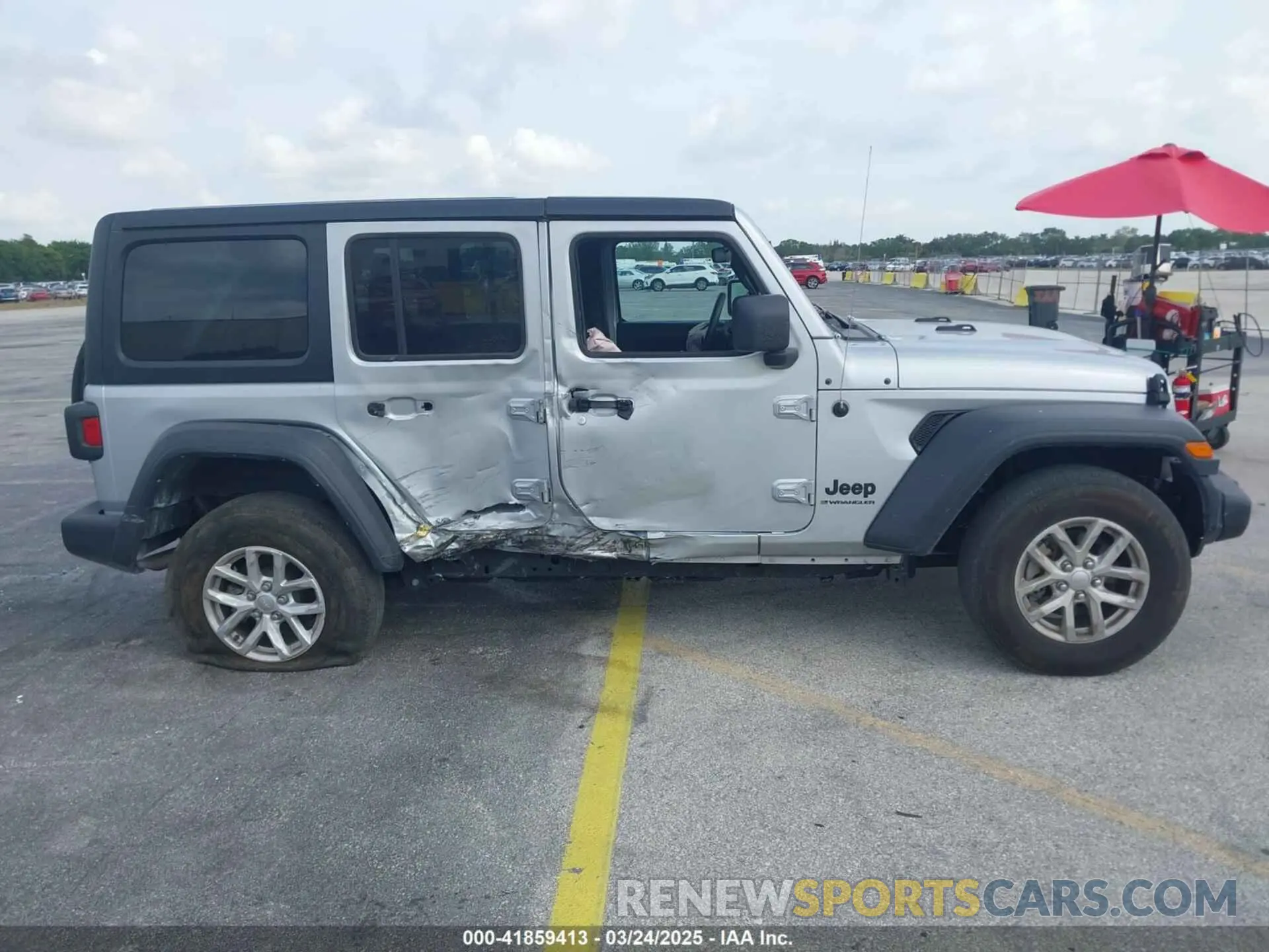 13 fotografías del automóvil dañado 1C4HJXDNXPW702199 JEEP WRANGLER 2023
