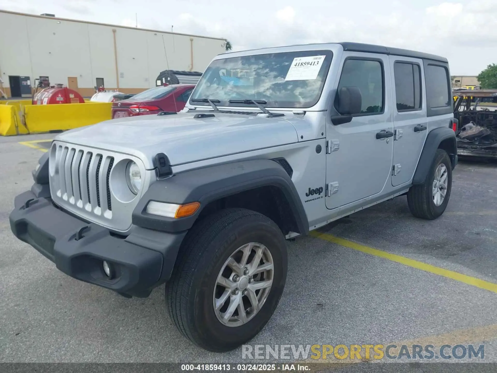 2 fotografías del automóvil dañado 1C4HJXDNXPW702199 JEEP WRANGLER 2023