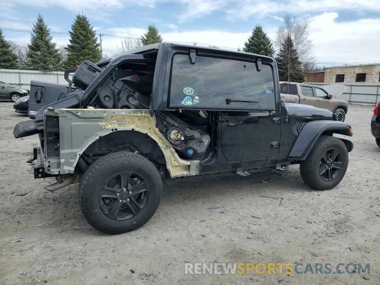 3 fotografías del automóvil dañado 1C4HJXEG0PW639484 JEEP WRANGLER 2023