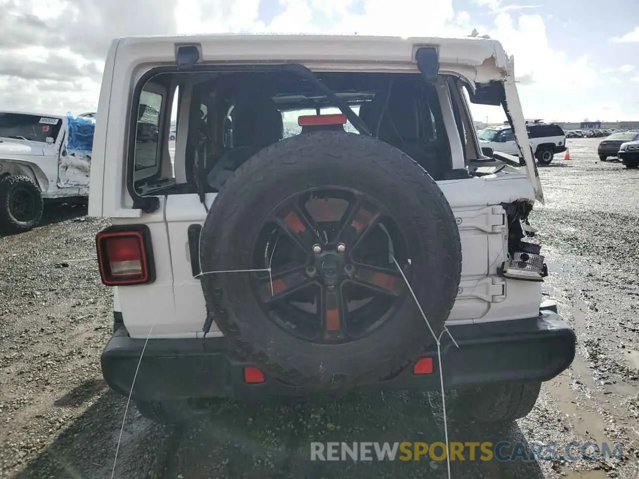 6 fotografías del automóvil dañado 1C4HJXEG5PW581632 JEEP WRANGLER 2023