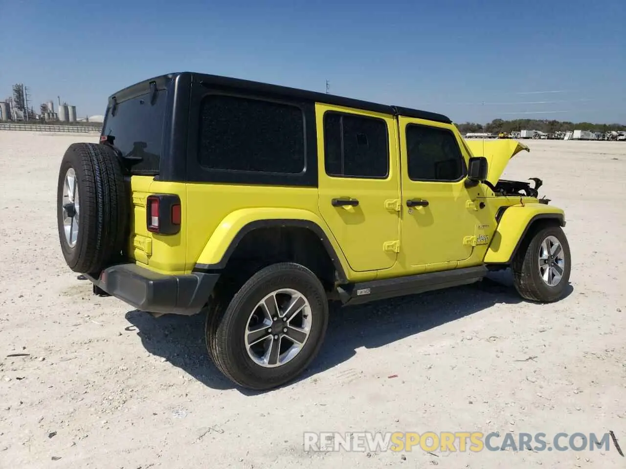 3 fotografías del automóvil dañado 1C4HJXEM1PW574571 JEEP WRANGLER 2023