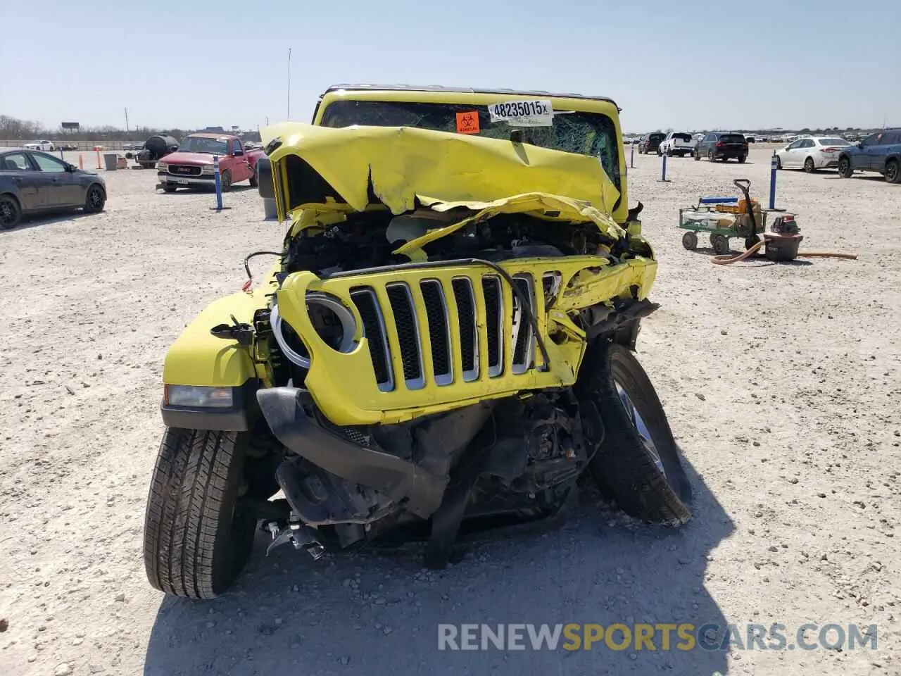 5 fotografías del automóvil dañado 1C4HJXEM1PW574571 JEEP WRANGLER 2023
