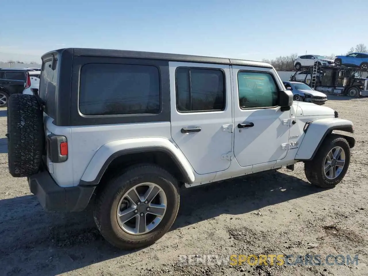3 fotografías del automóvil dañado 1C4HJXEN1PW505291 JEEP WRANGLER 2023