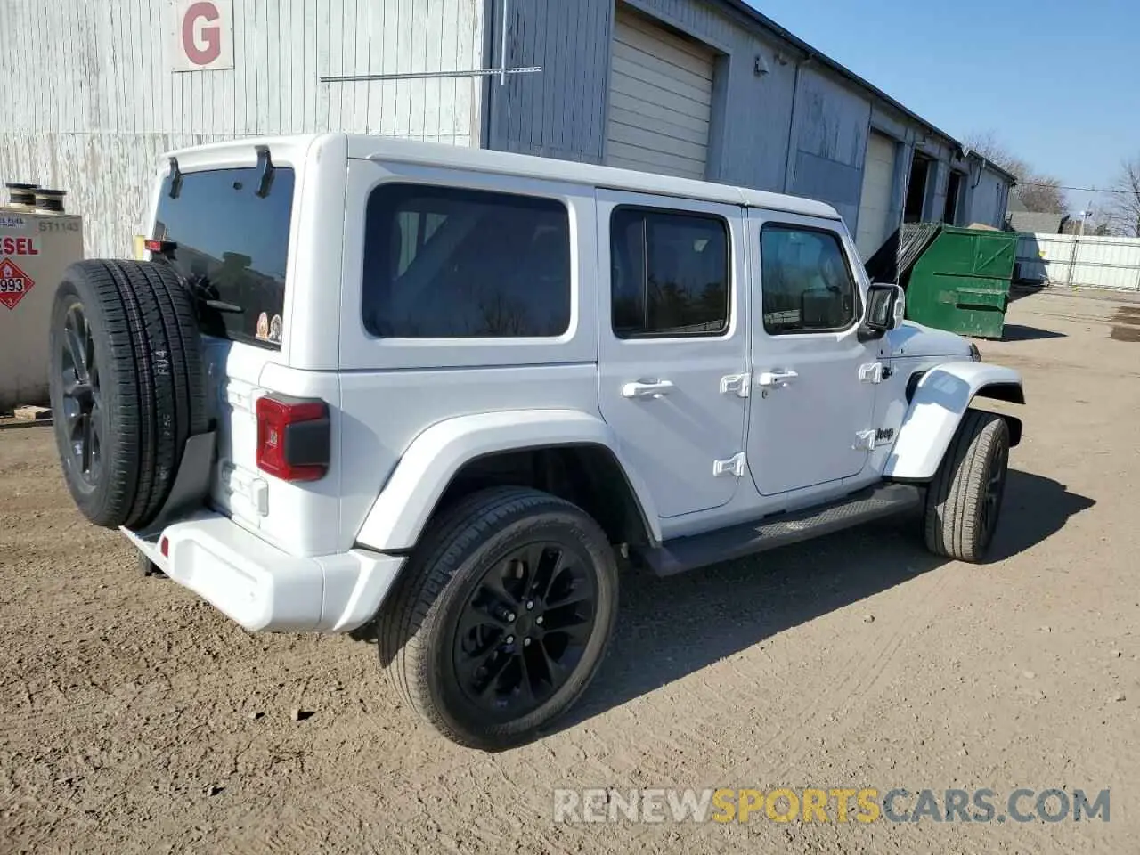3 fotografías del automóvil dañado 1C4HJXEN5PW665478 JEEP WRANGLER 2023