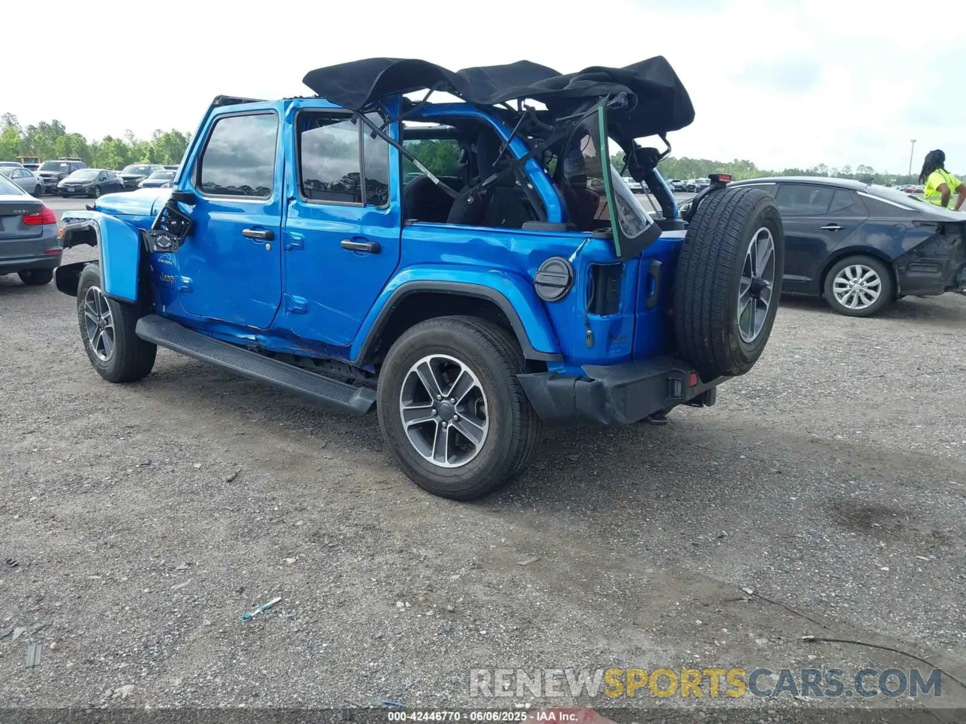 3 fotografías del automóvil dañado 1C4HJXEN6PW686565 JEEP WRANGLER 2023