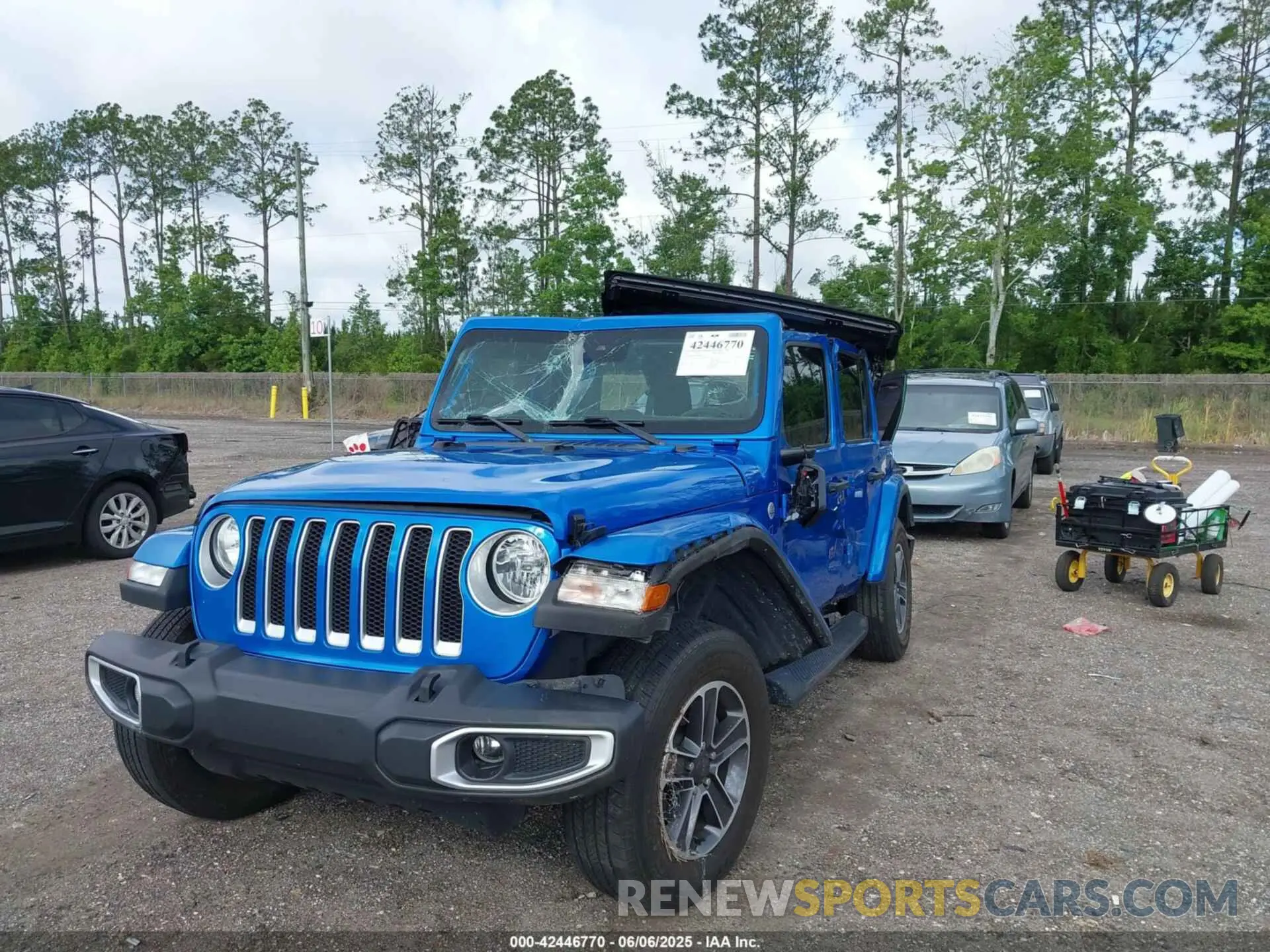 6 fotografías del automóvil dañado 1C4HJXEN6PW686565 JEEP WRANGLER 2023