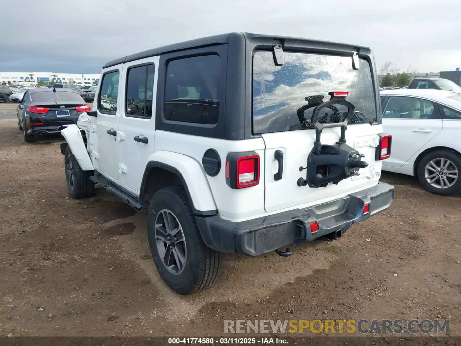 3 fotografías del automóvil dañado 1C4HJXEN7PW701607 JEEP WRANGLER 2023