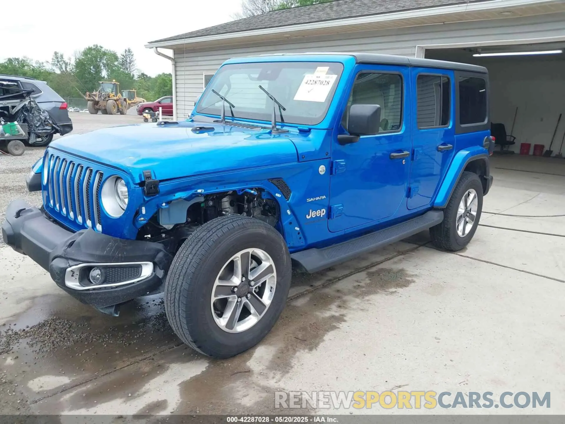 2 fotografías del automóvil dañado 1C4HJXEN9PW508133 JEEP WRANGLER 2023