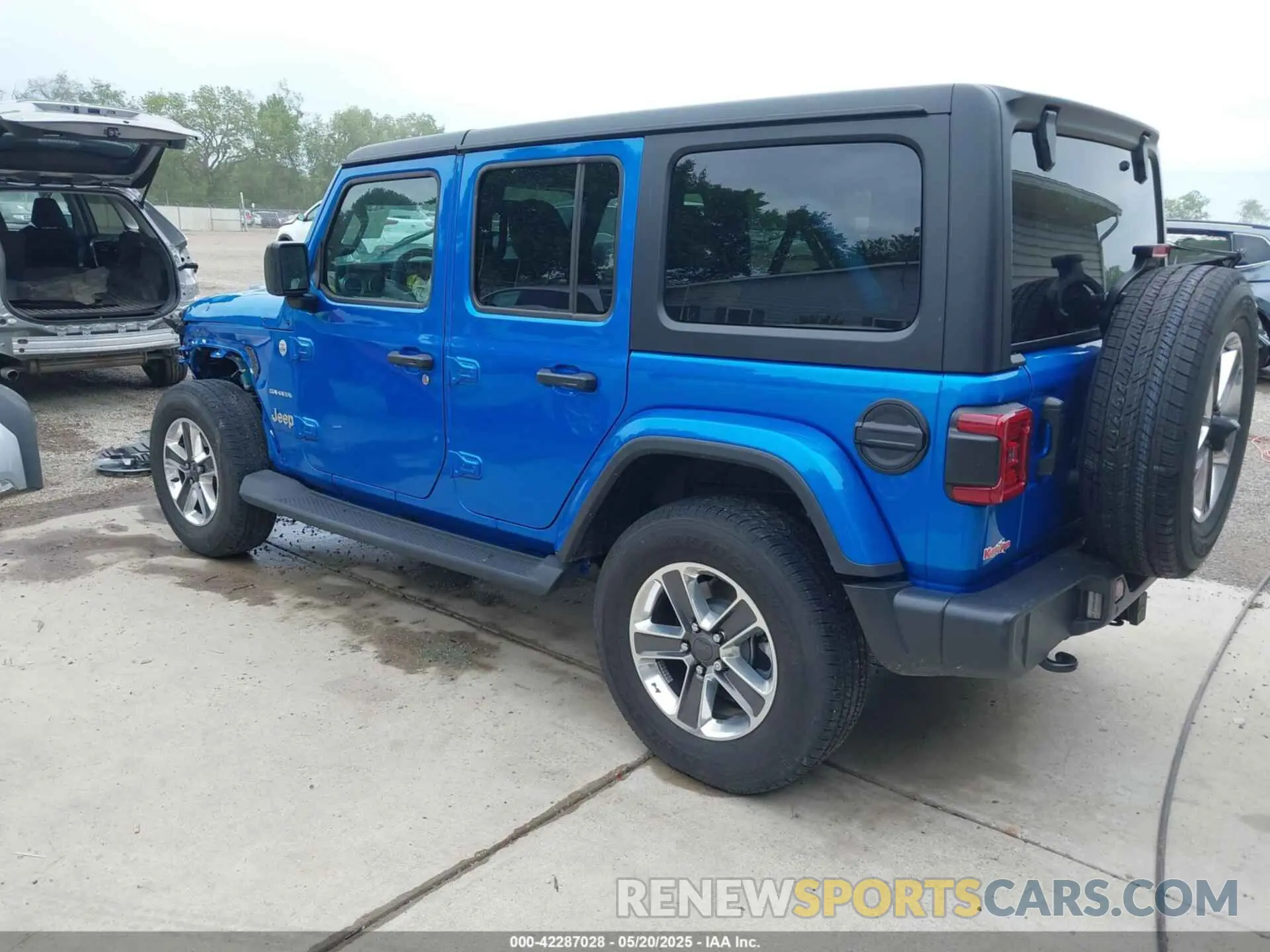 3 fotografías del automóvil dañado 1C4HJXEN9PW508133 JEEP WRANGLER 2023