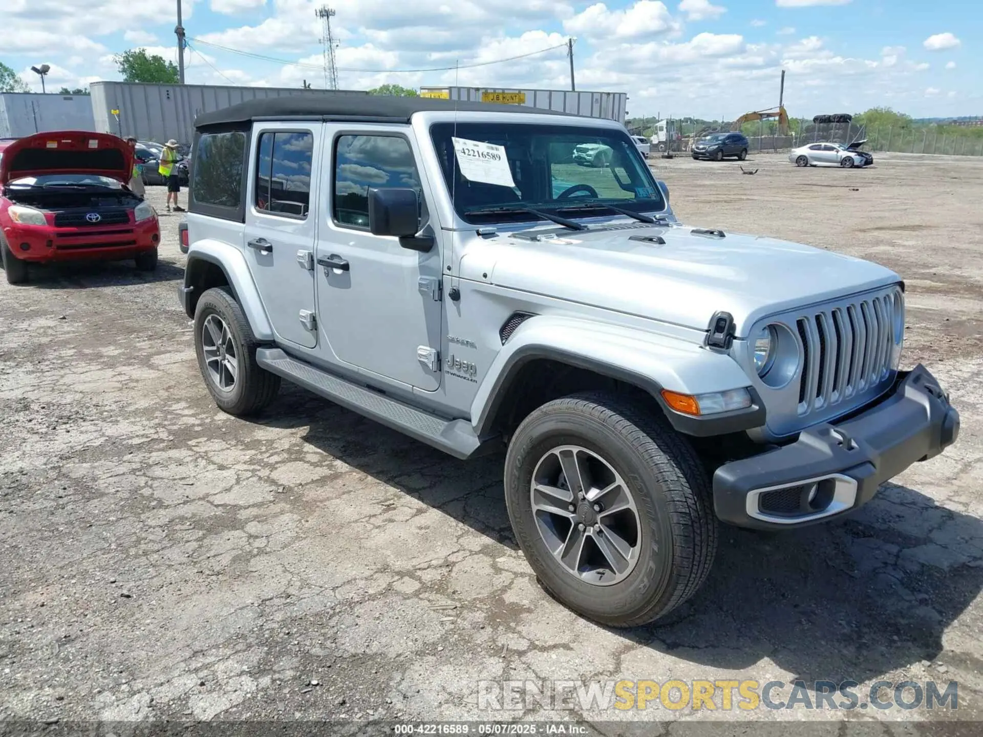 1 fotografías del automóvil dañado 1C4HJXEN9PW634797 JEEP WRANGLER 2023