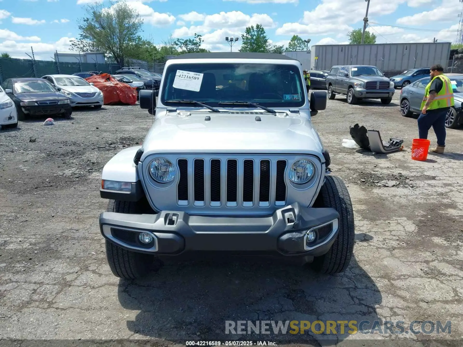 13 fotografías del automóvil dañado 1C4HJXEN9PW634797 JEEP WRANGLER 2023