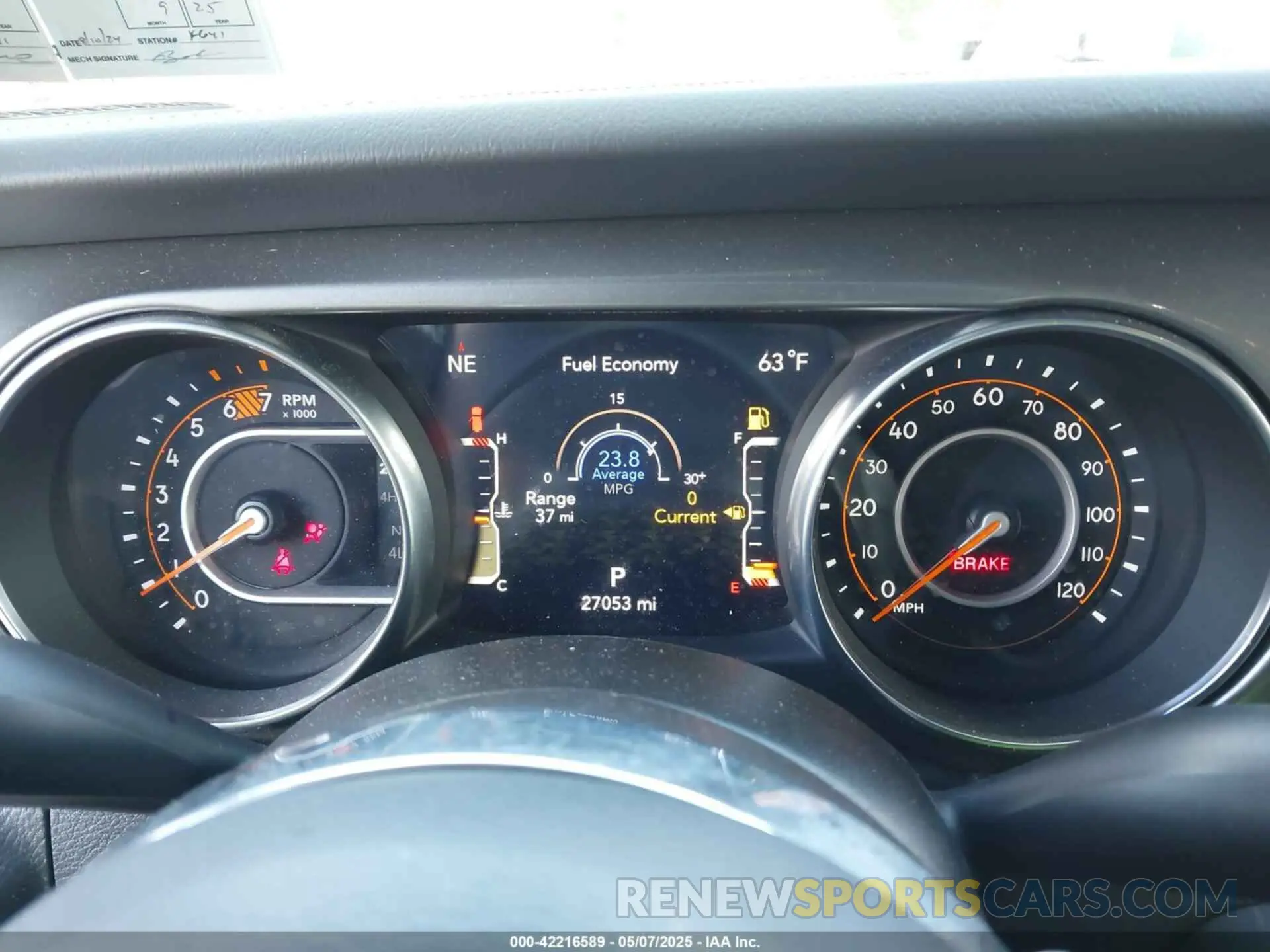 7 fotografías del automóvil dañado 1C4HJXEN9PW634797 JEEP WRANGLER 2023