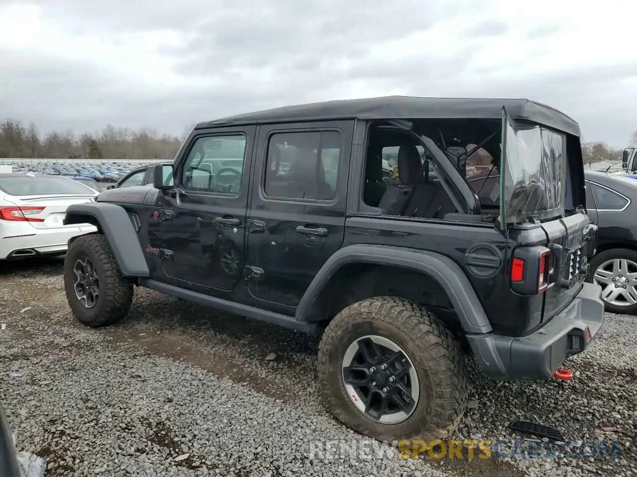 2 fotografías del automóvil dañado 1C4HJXFG8PW653101 JEEP WRANGLER 2023