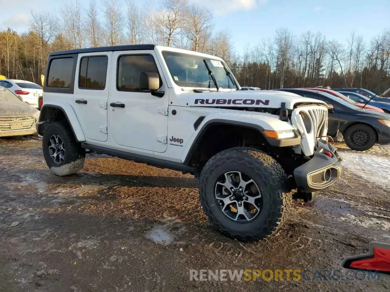 4 fotografías del automóvil dañado 1C4HJXFN8PW573926 JEEP WRANGLER 2023