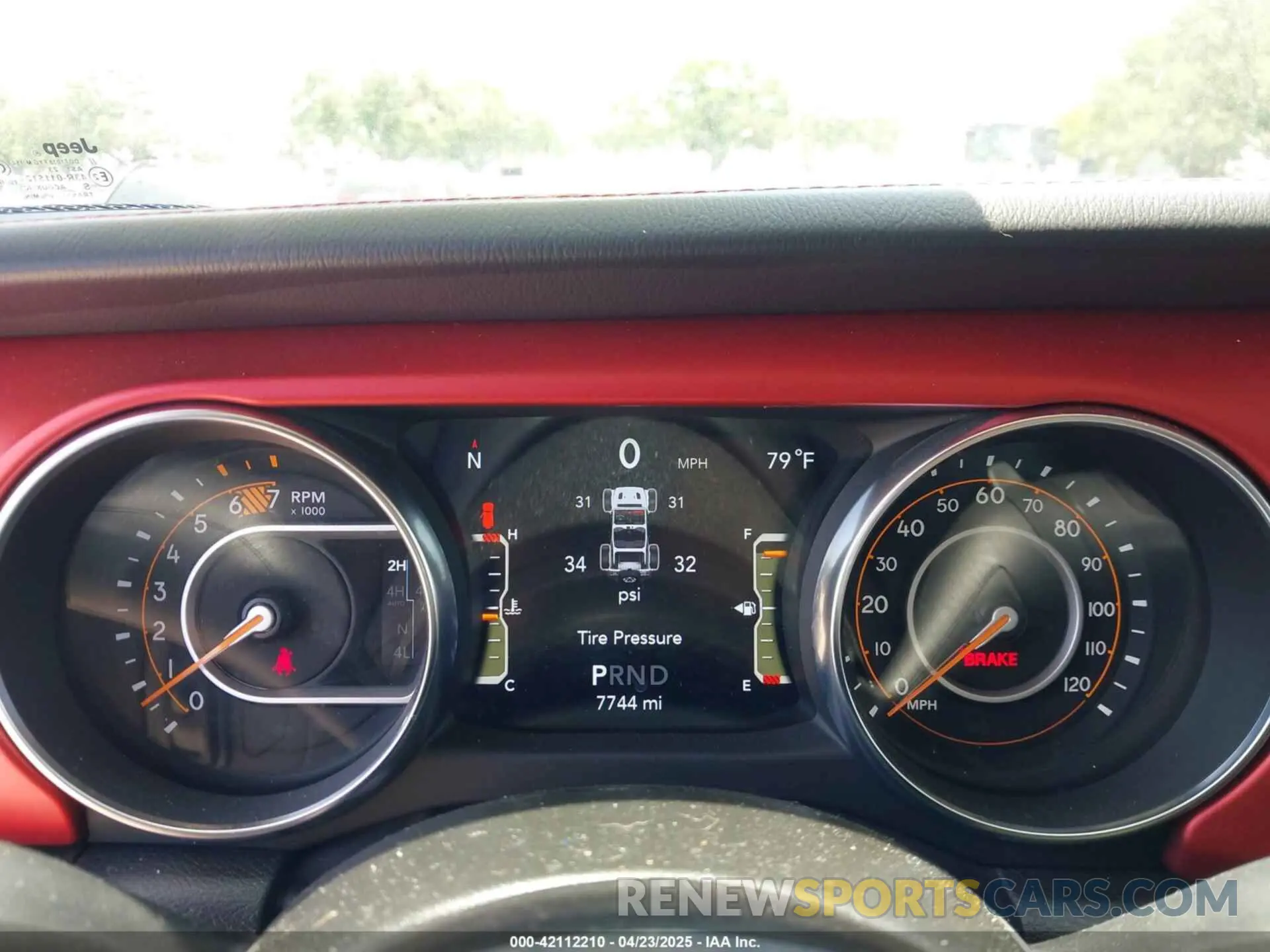 7 fotografías del automóvil dañado 1C4JJXFG0PW522651 JEEP WRANGLER 2023