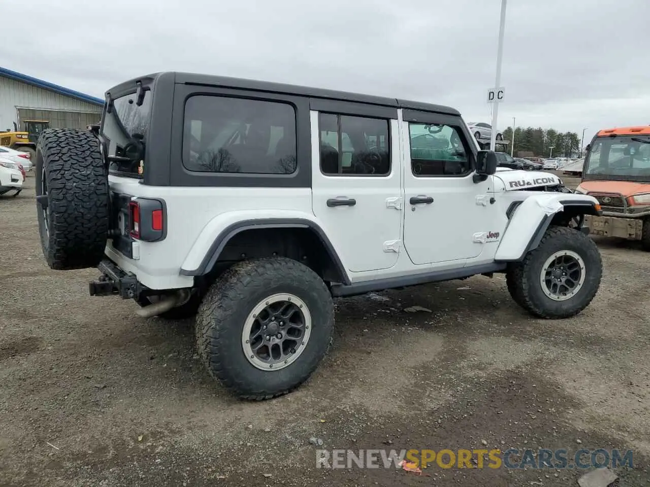 3 fotografías del automóvil dañado 1C4JJXFG2PW502000 JEEP WRANGLER 2023