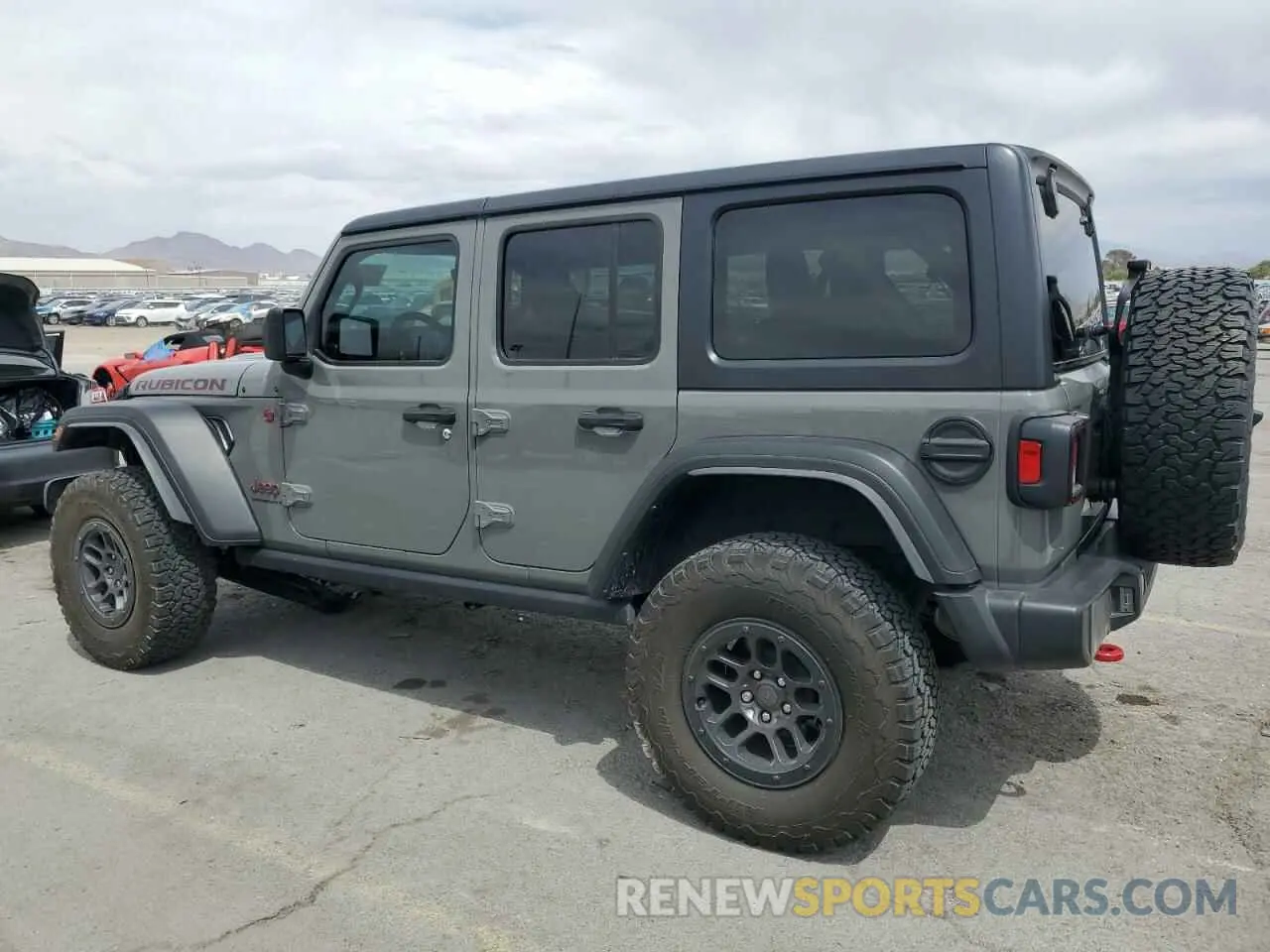 2 fotografías del automóvil dañado 1C4JJXFG4PW523432 JEEP WRANGLER 2023