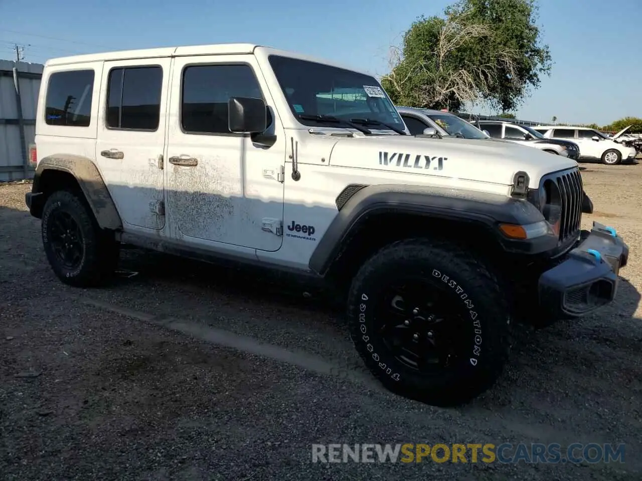 4 fotografías del automóvil dañado 1C4JJXN63PW591827 JEEP WRANGLER 2023