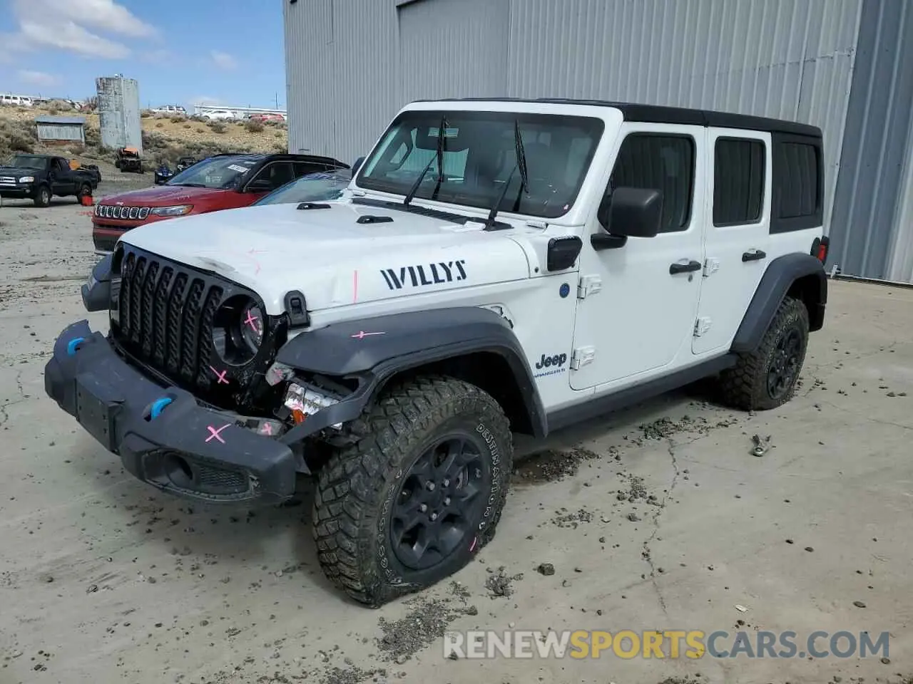 1 fotografías del automóvil dañado 1C4JJXN63PW642727 JEEP WRANGLER 2023