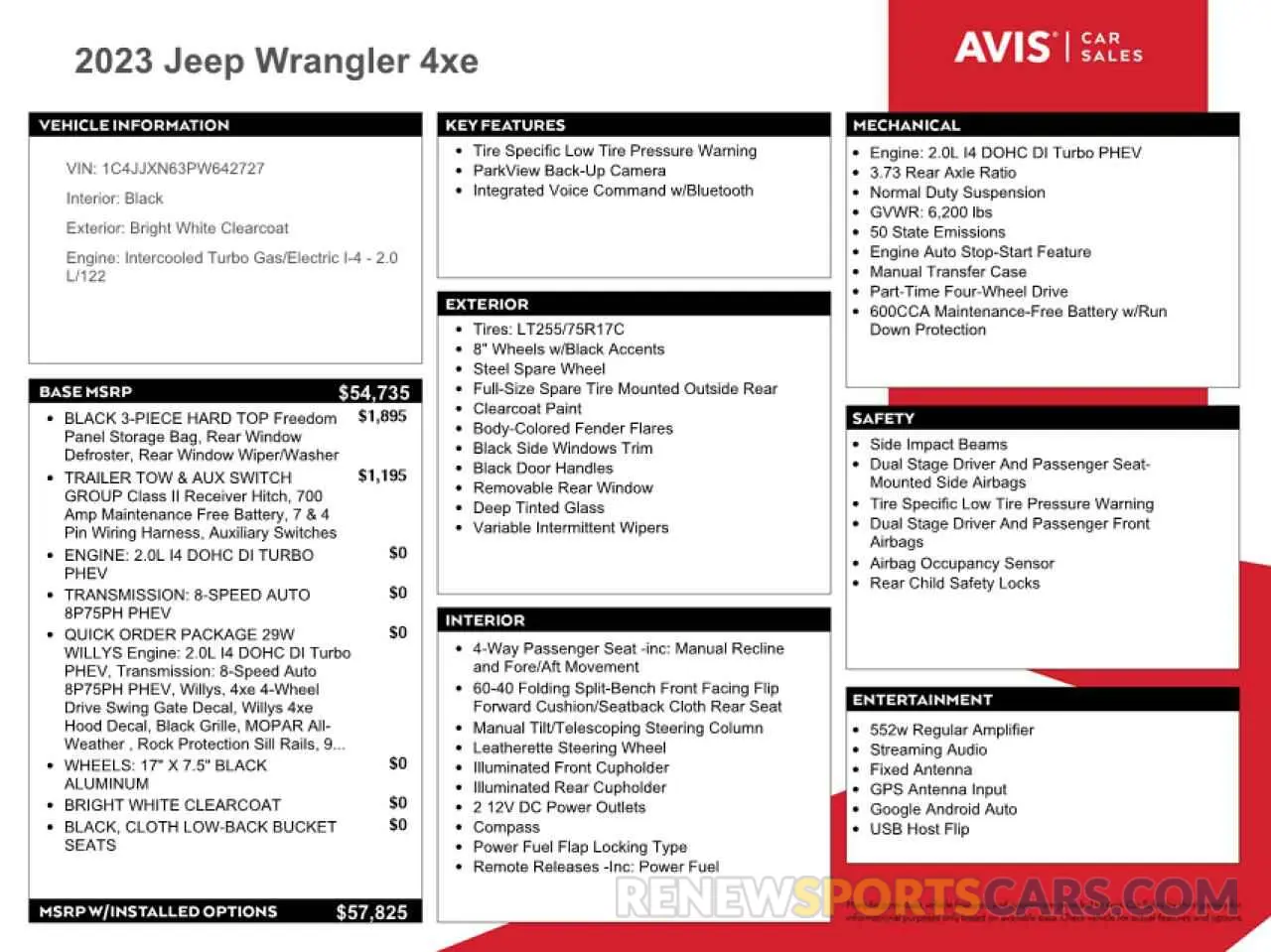 13 fotografías del automóvil dañado 1C4JJXN63PW642727 JEEP WRANGLER 2023